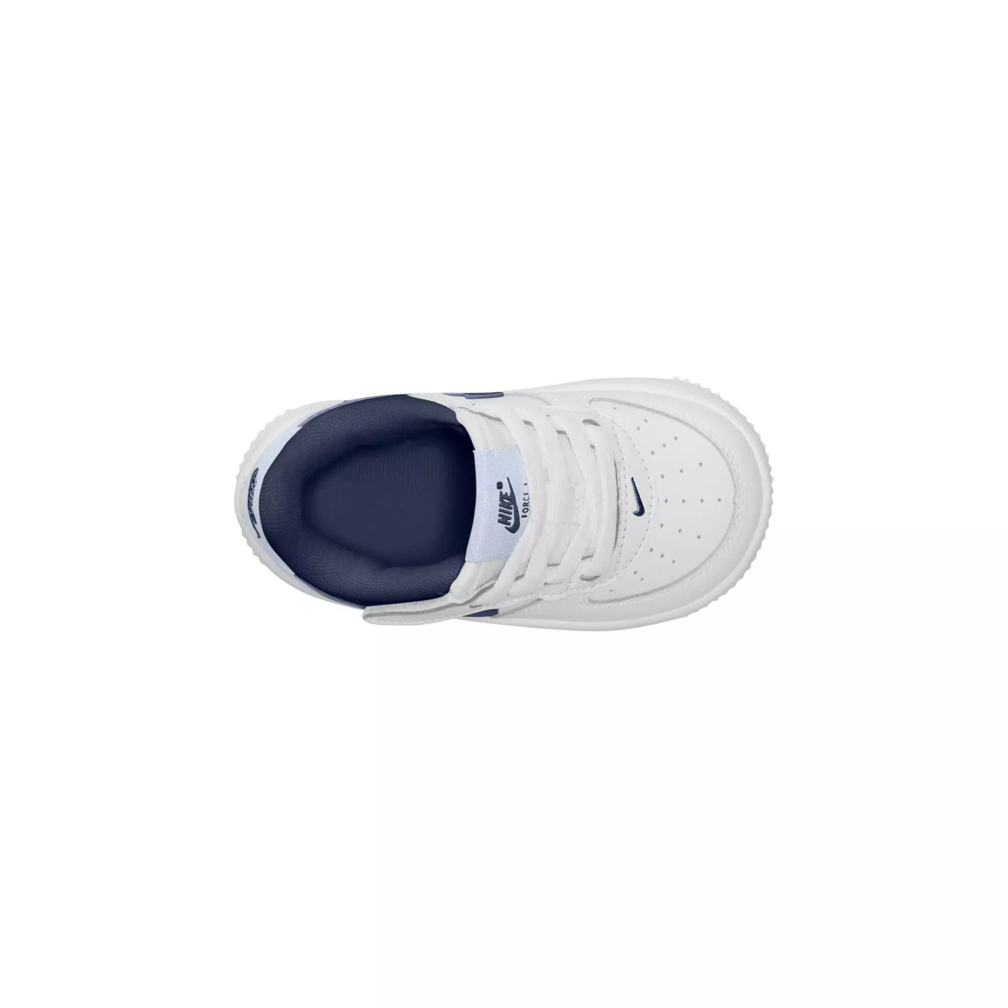 Nike Air Force 1 Low EasyOn "White/Midnight Navy/Football Grey" Toddler Boys' Shoe - WHITE/NAVY