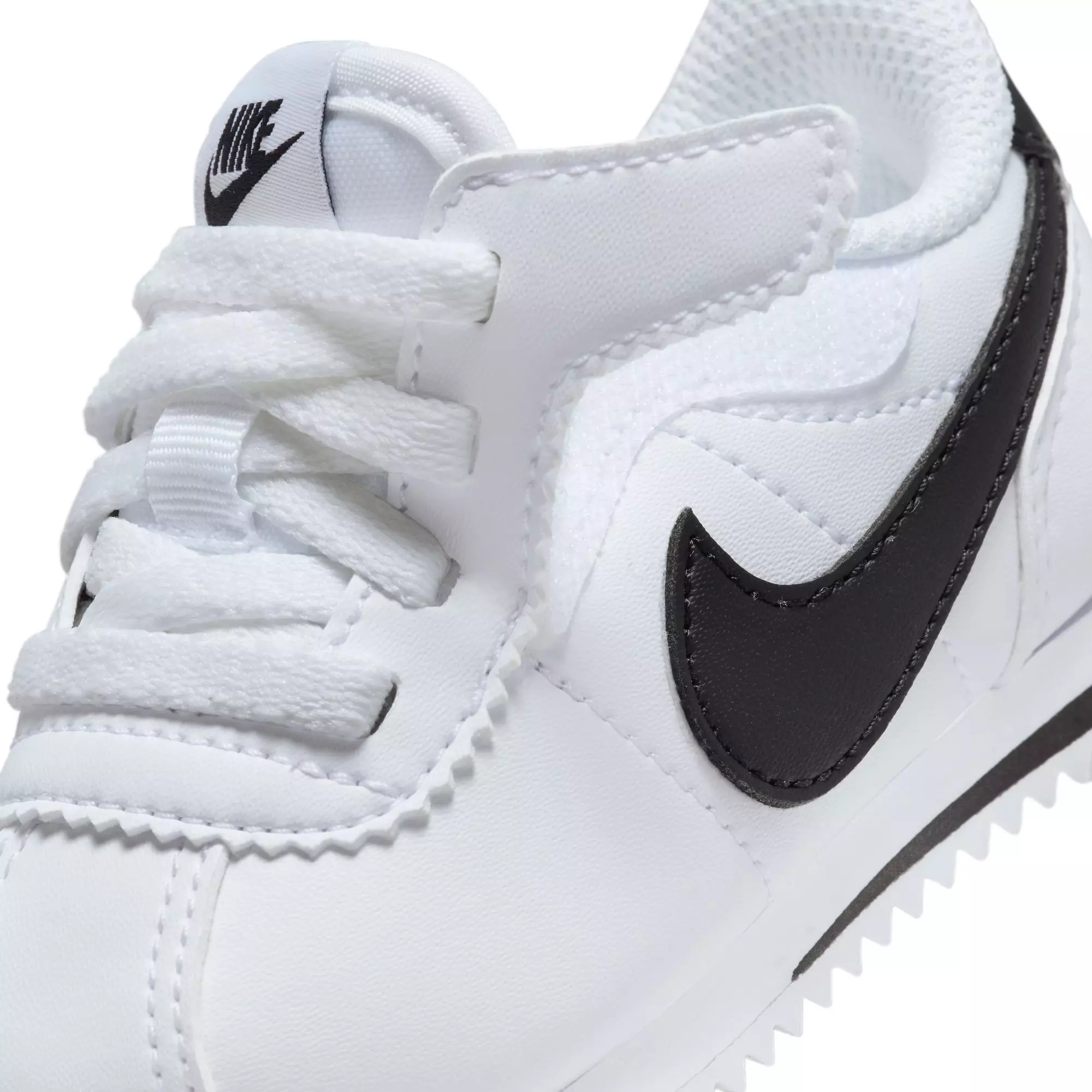 Nike Cortez EasyOn "White/Black" Toddler Boys' Shoe - WHITE/BLACK