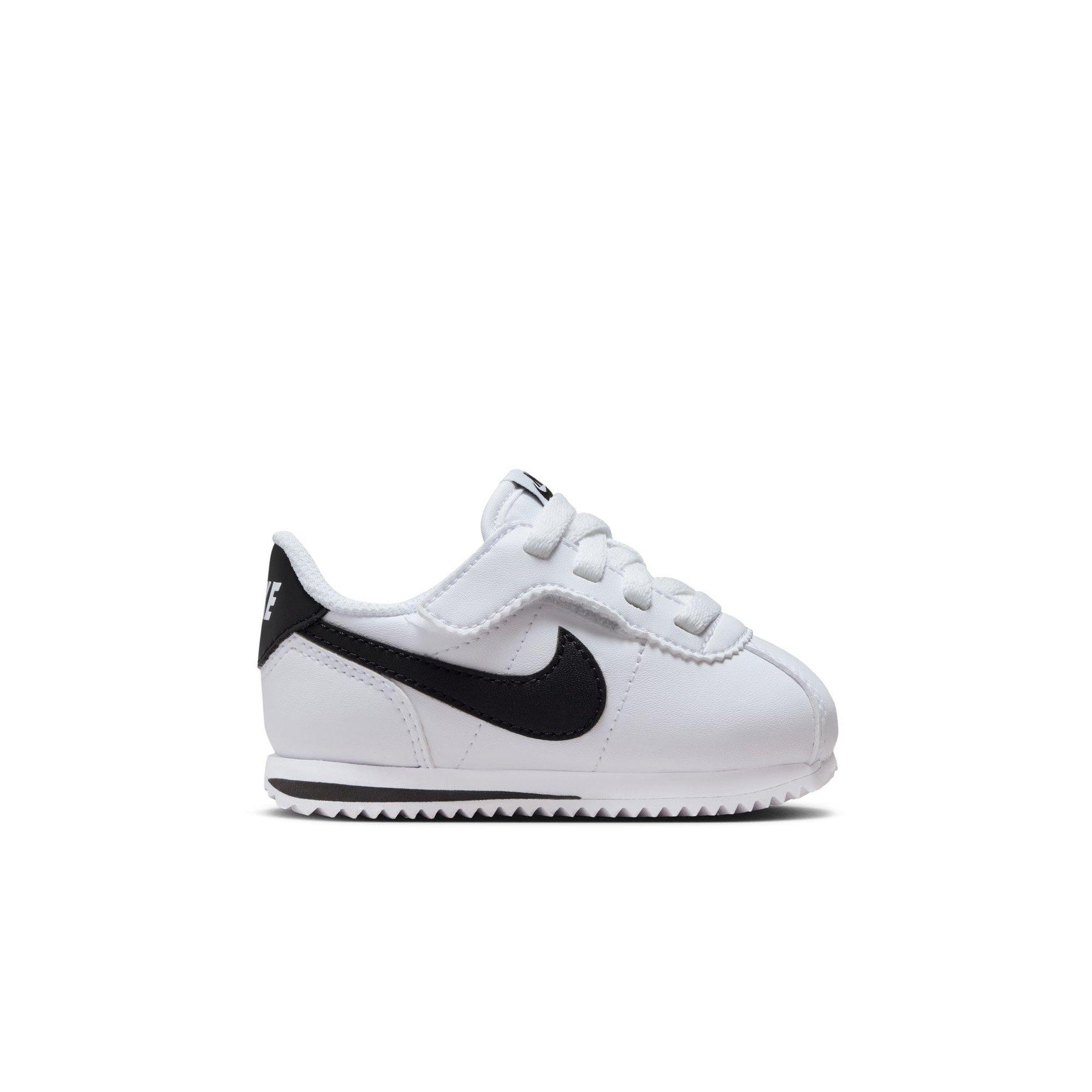 Nike Cortez EasyOn Toddler Boys White Black Shoes Size 6