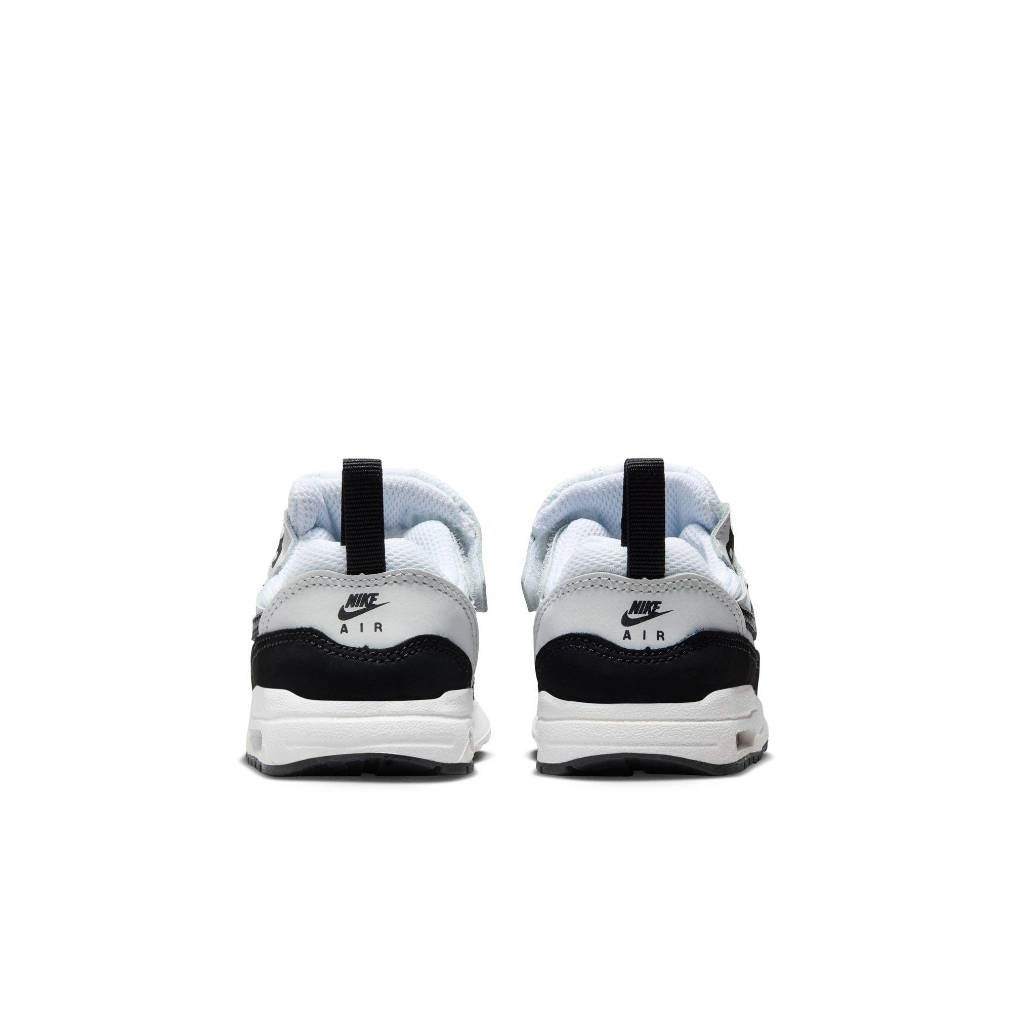 Nike Air Max 1 EasyOn Toddler Boys' "White/Black/Pure Platinum" Shoe