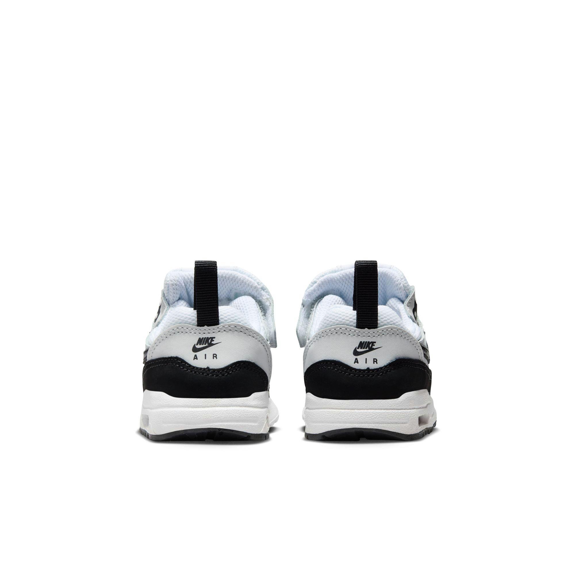 Nike Air Max 1 EasyOn Toddler Boys' White/Black/Pure Platinum Shoe