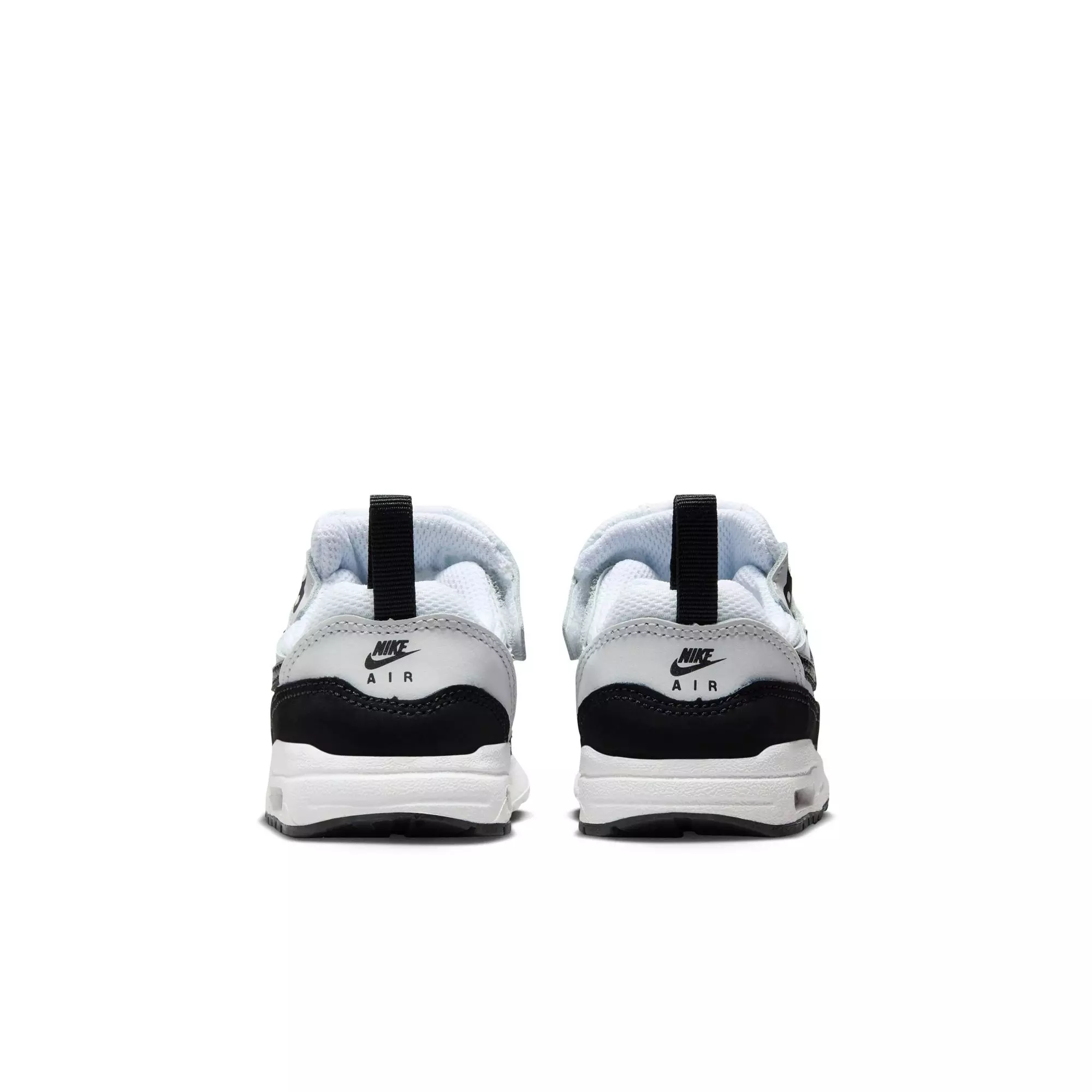 Nike Air Max 1 EasyOn "White/Black/Pure Platinum" Toddler Boys' Shoe - WHITE/BLACK