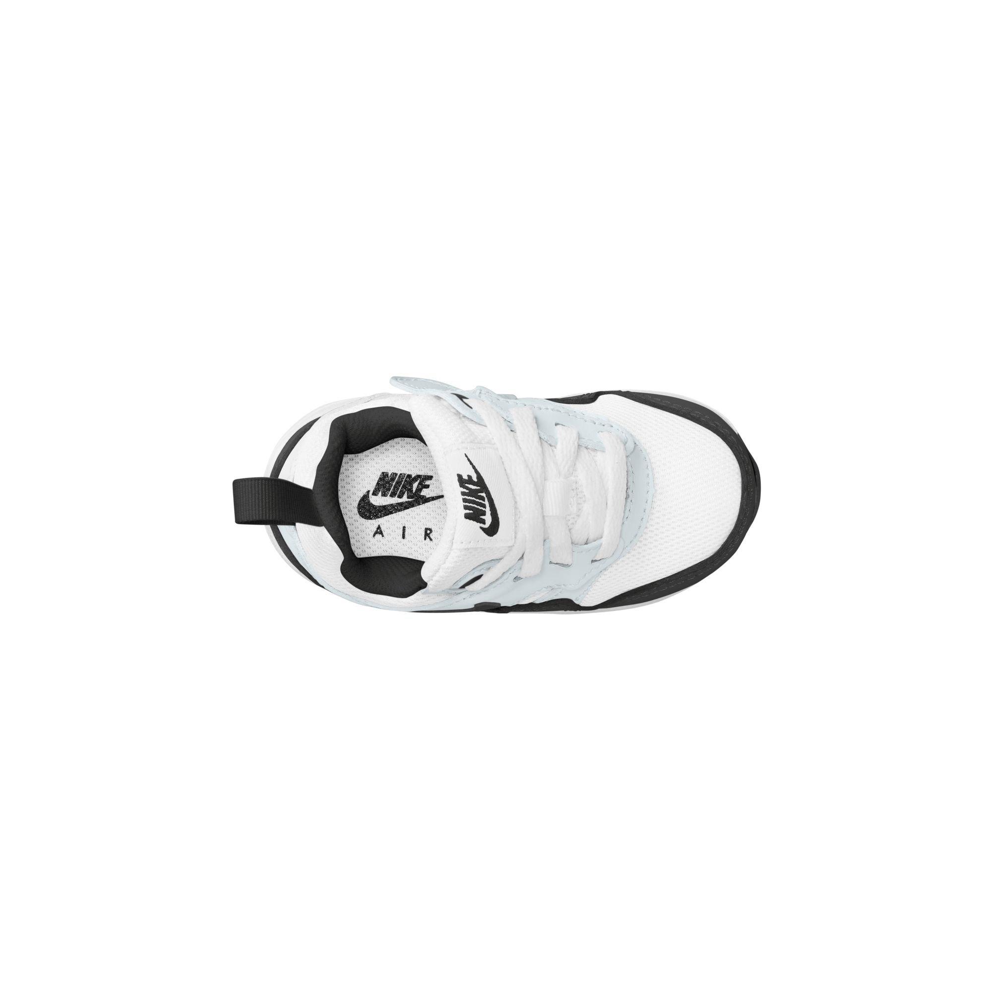 Nike Air Max 1 EasyOn Toddler Boys' "White/Black/Pure Platinum" Shoe
