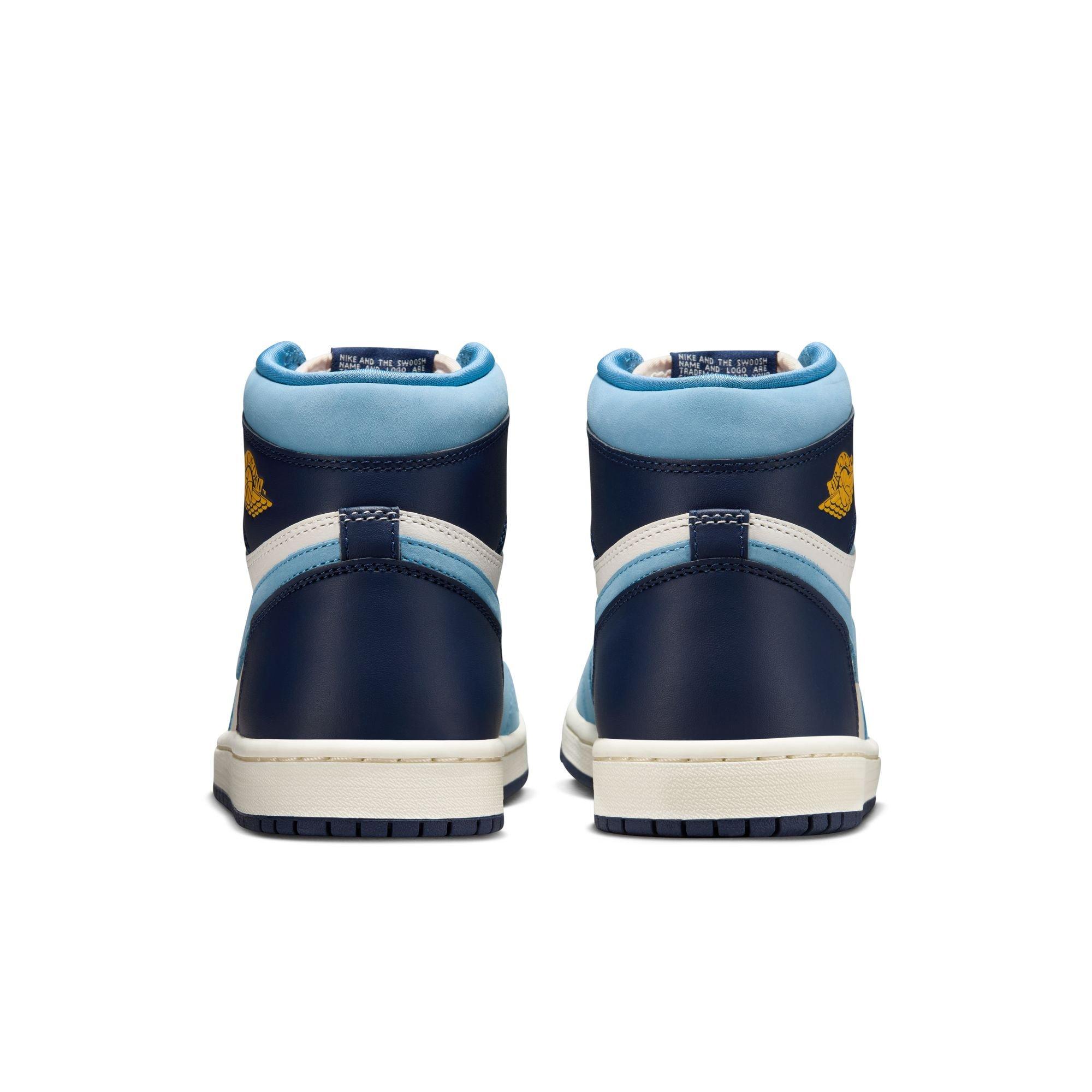 Jordan 1 Retro High OG "First in Flight" Women's Shoe - UNIVERSITY BLUE/UNIVERSITY GOLD/SAIL Thumbnail View 12