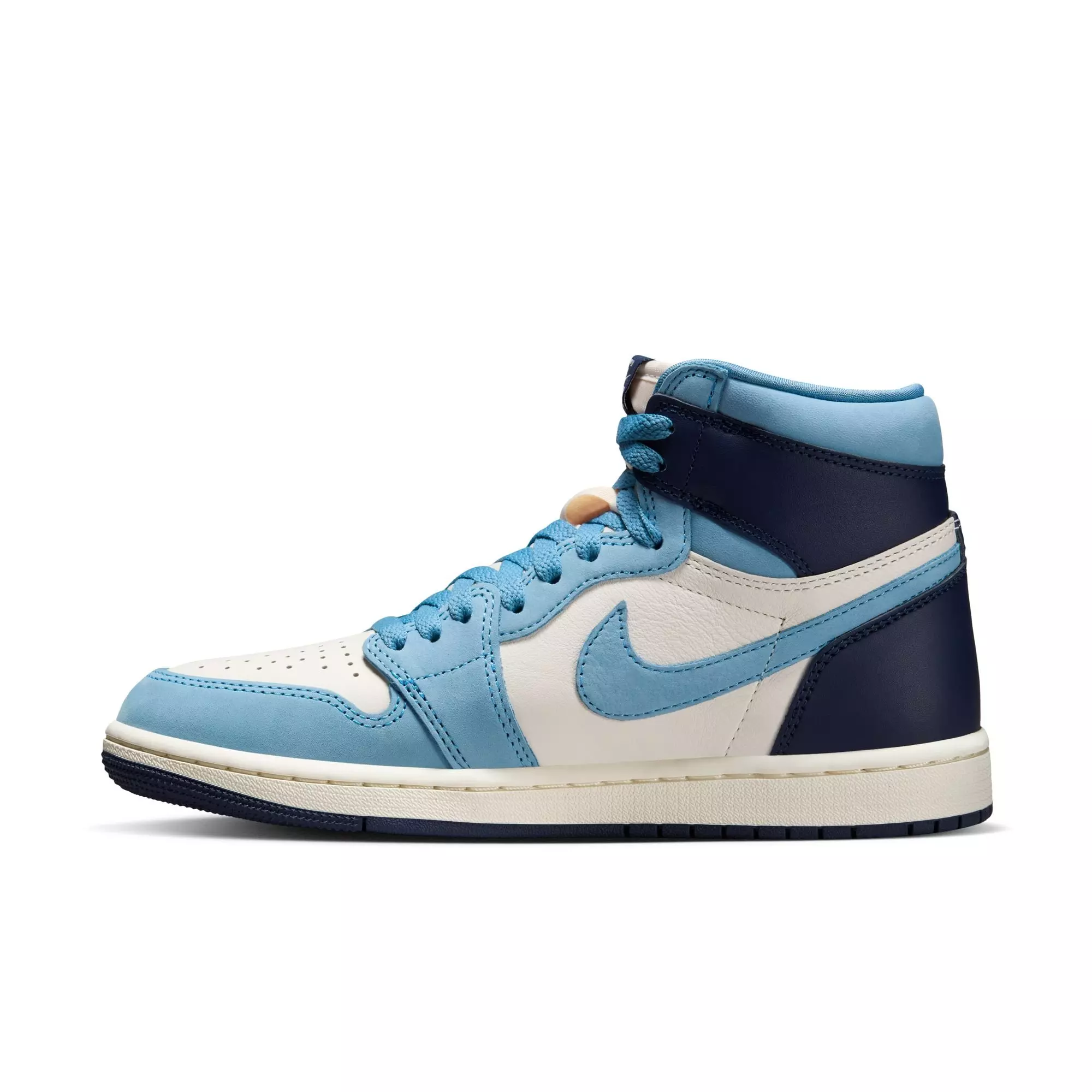 Jordan 1 Retro High OG "First in Flight" Women's Shoe - UNIVERSITY BLUE/UNIVERSITY GOLD/SAIL