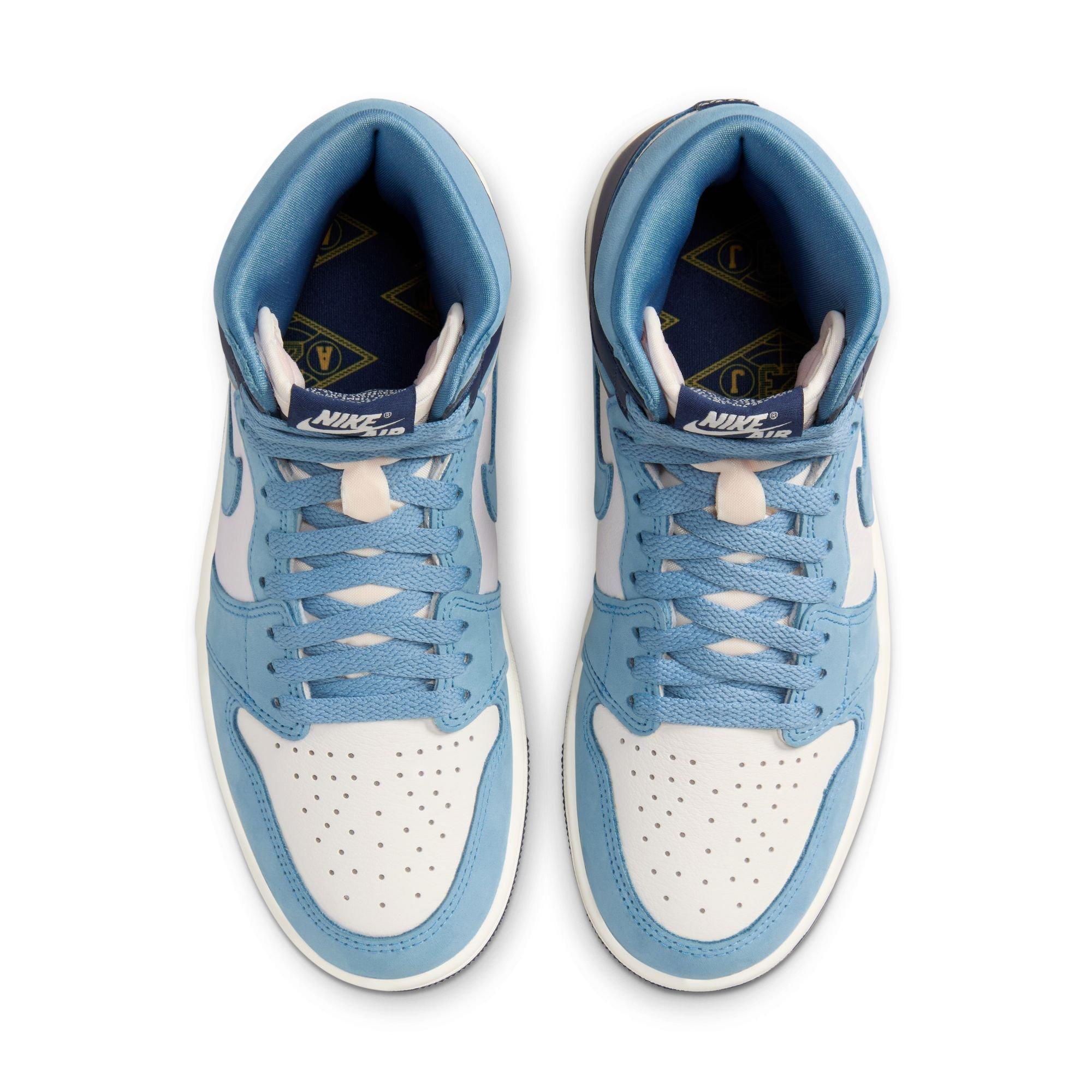 Jordan 1 Retro High OG "First in Flight" Women's Shoe - UNIVERSITY BLUE/UNIVERSITY GOLD/SAIL Thumbnail View 13