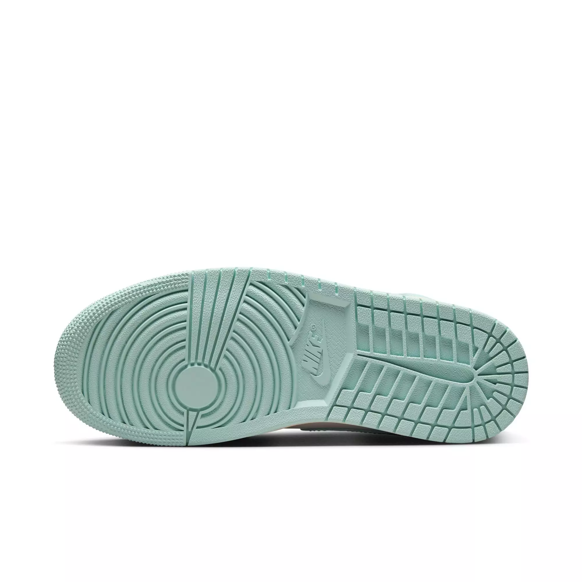 Jordan 1 Mid "Sail/Light Dew/Muslin" Women's Shoe - LT BLUE/BEIGE