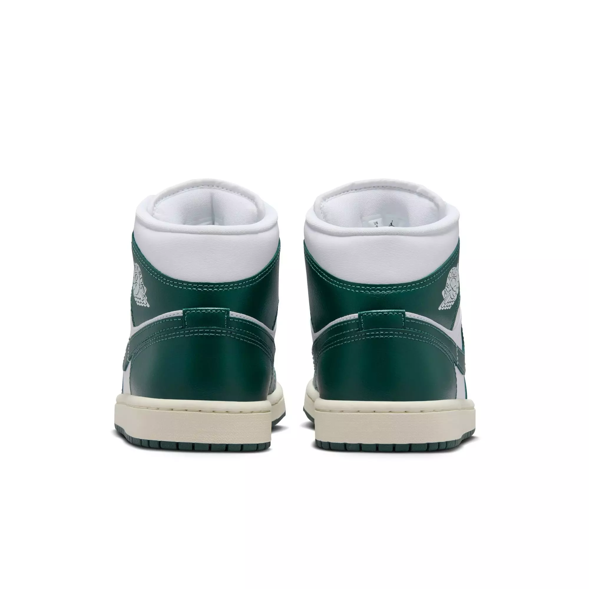 Jordan 1 Mid "White/Oxidized Green/Sail" Women's Shoe - WHITE/GREEN