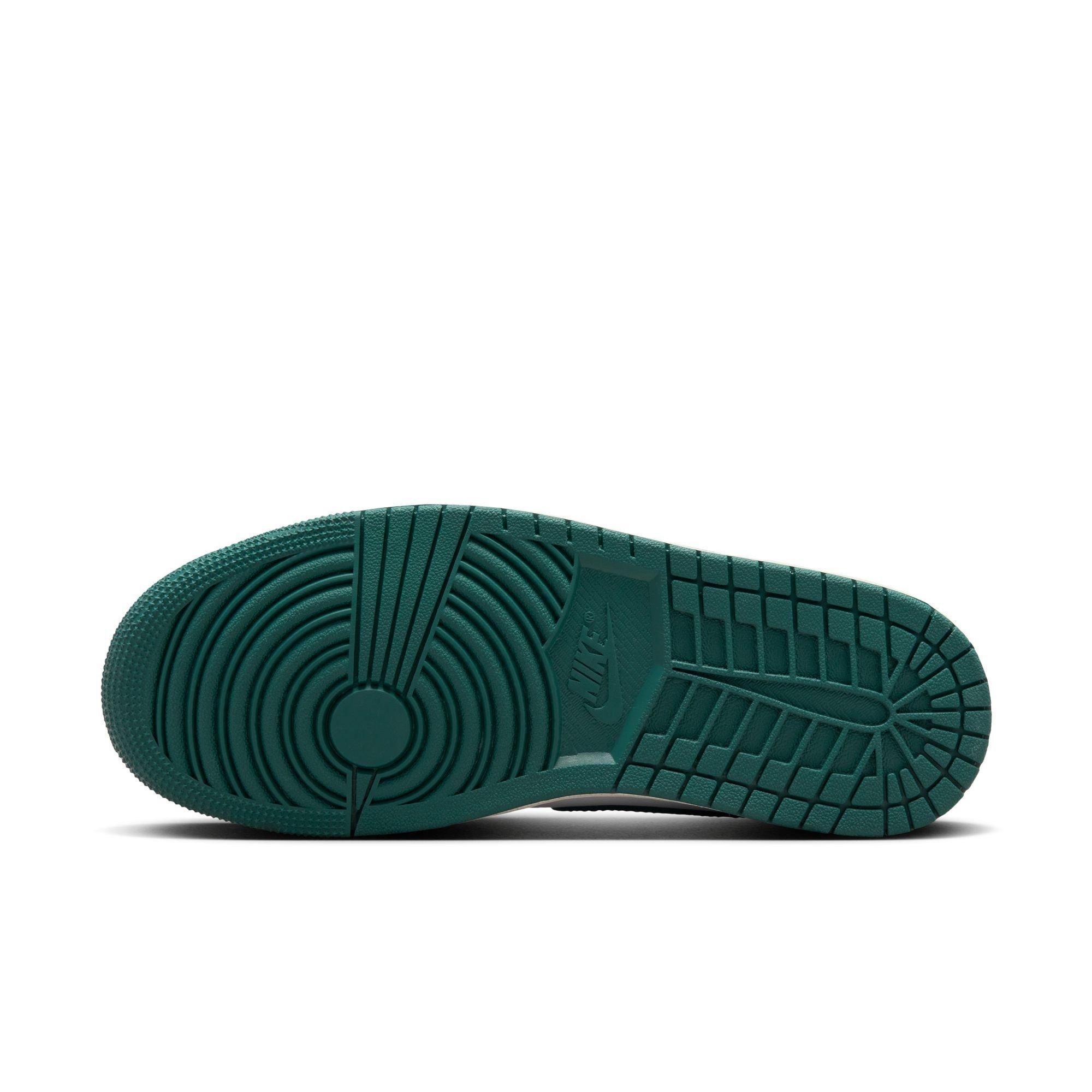 Jordan 1 Mid "White/Oxidized Green/Sail" Women's Shoe - WHITE/GREEN Thumbnail View 8