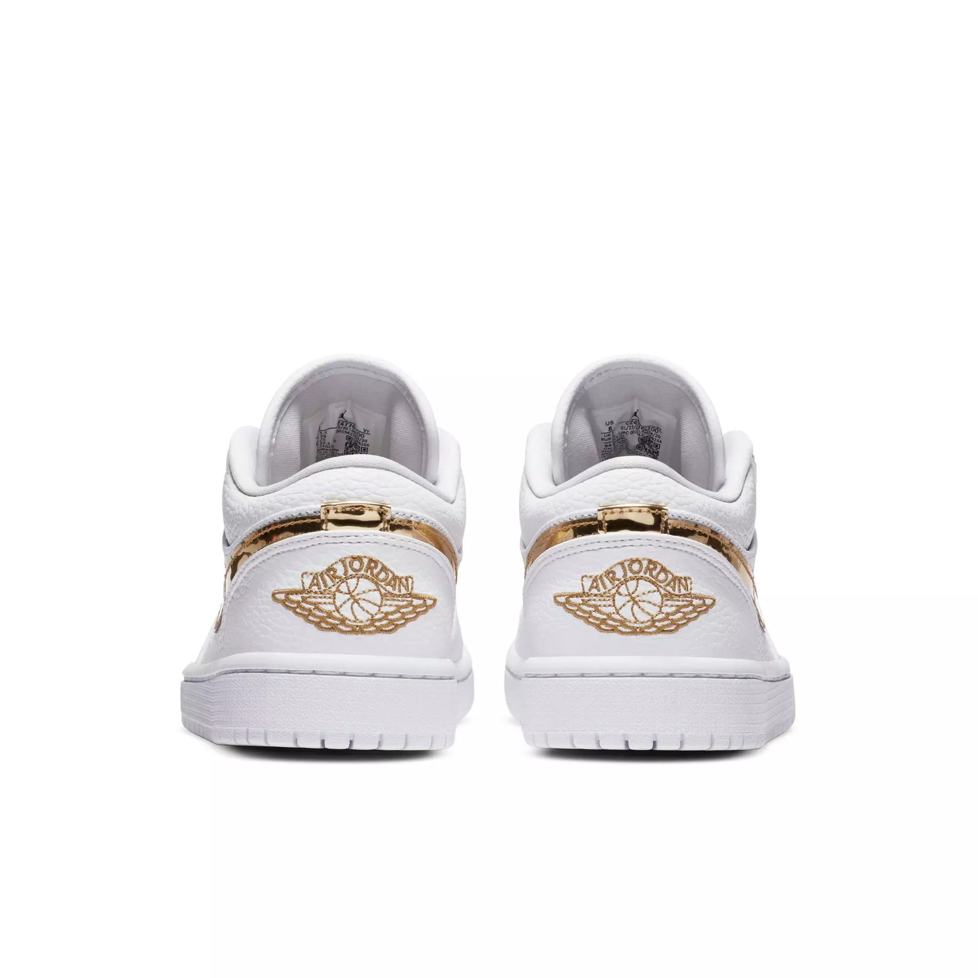 Jordan 1 Low SE "White/Metallic Gold/White" Women's Shoe - WHITE/GOLD