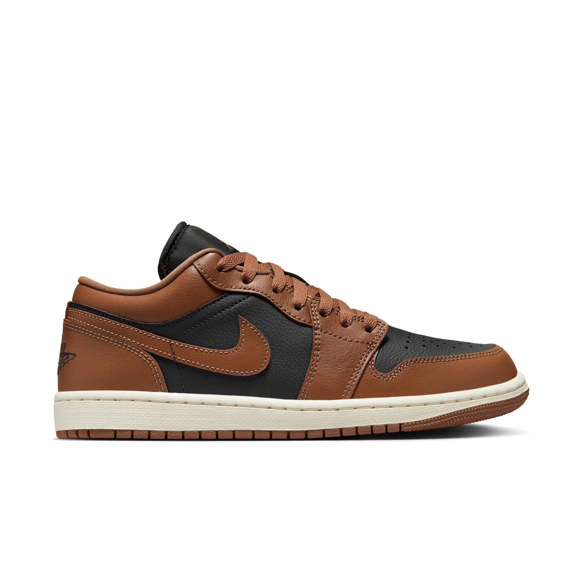 Jordan 1 Low "Off Noir/Archaeo Brown/Sail" Women's Shoe - BROWN/BLACK