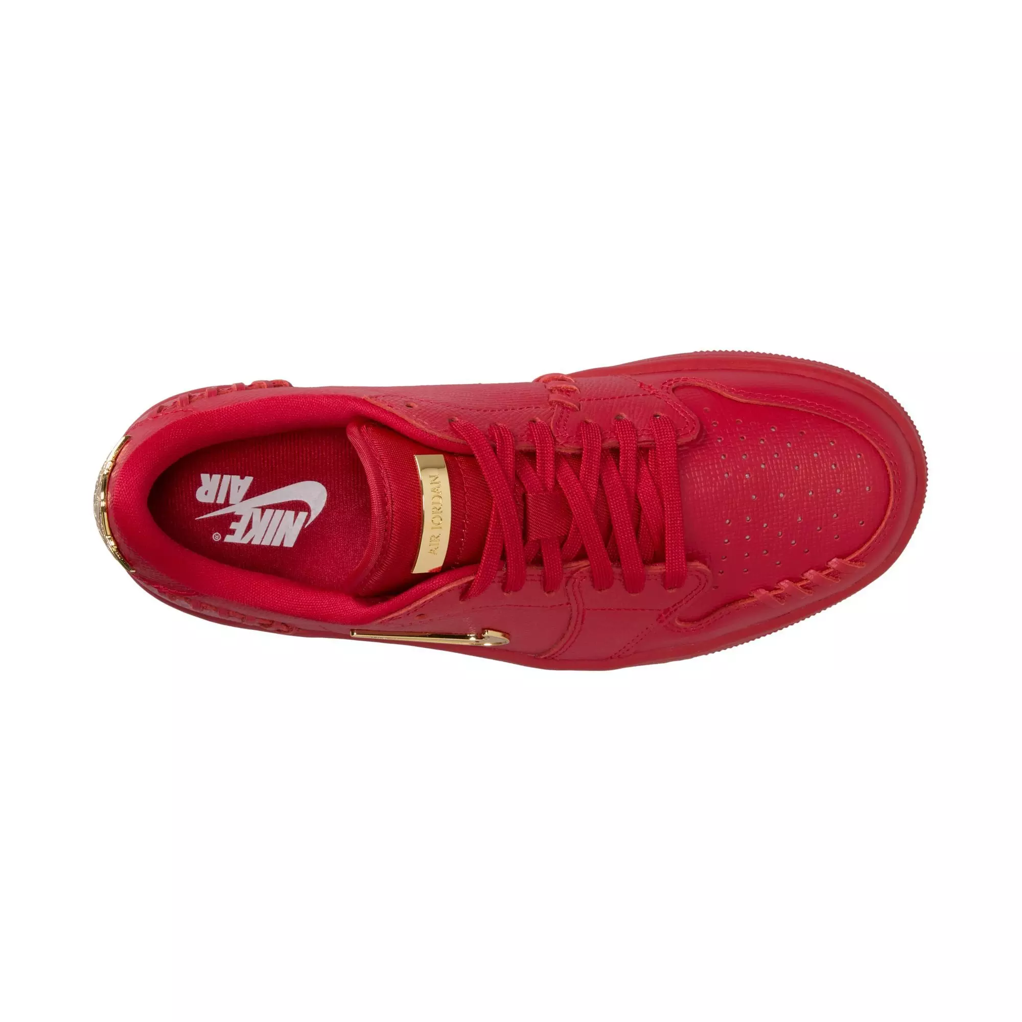 Jordan 1 Low Method of Make "Gym Red/Metalic Gold" Women's Shoe - RED/GOLD