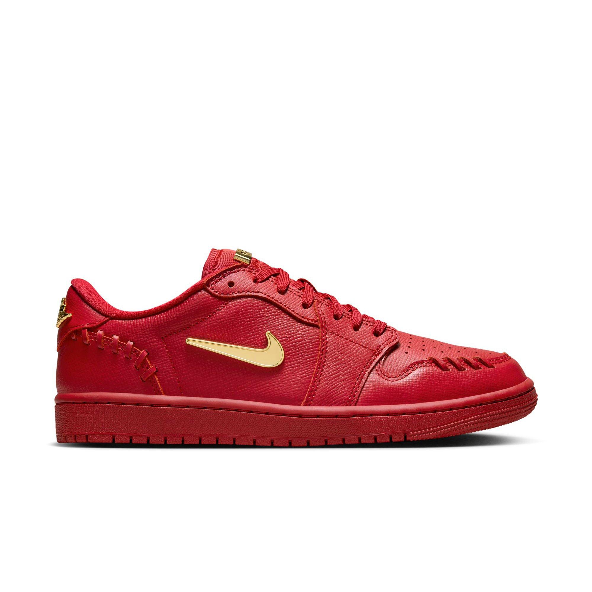 Jordan 1 Low Method of Make "Gym Red/Metalic Gold" Women's Shoe - RED/GOLD Thumbnail View 1