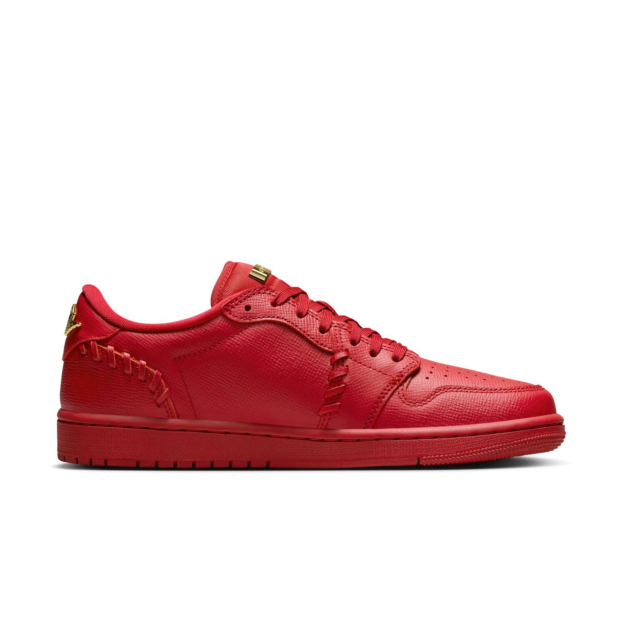 Jordan 1 Low Method of Make "Gym Red/Metalic Gold" Women's Shoe - RED/GOLD Thumbnail View 2