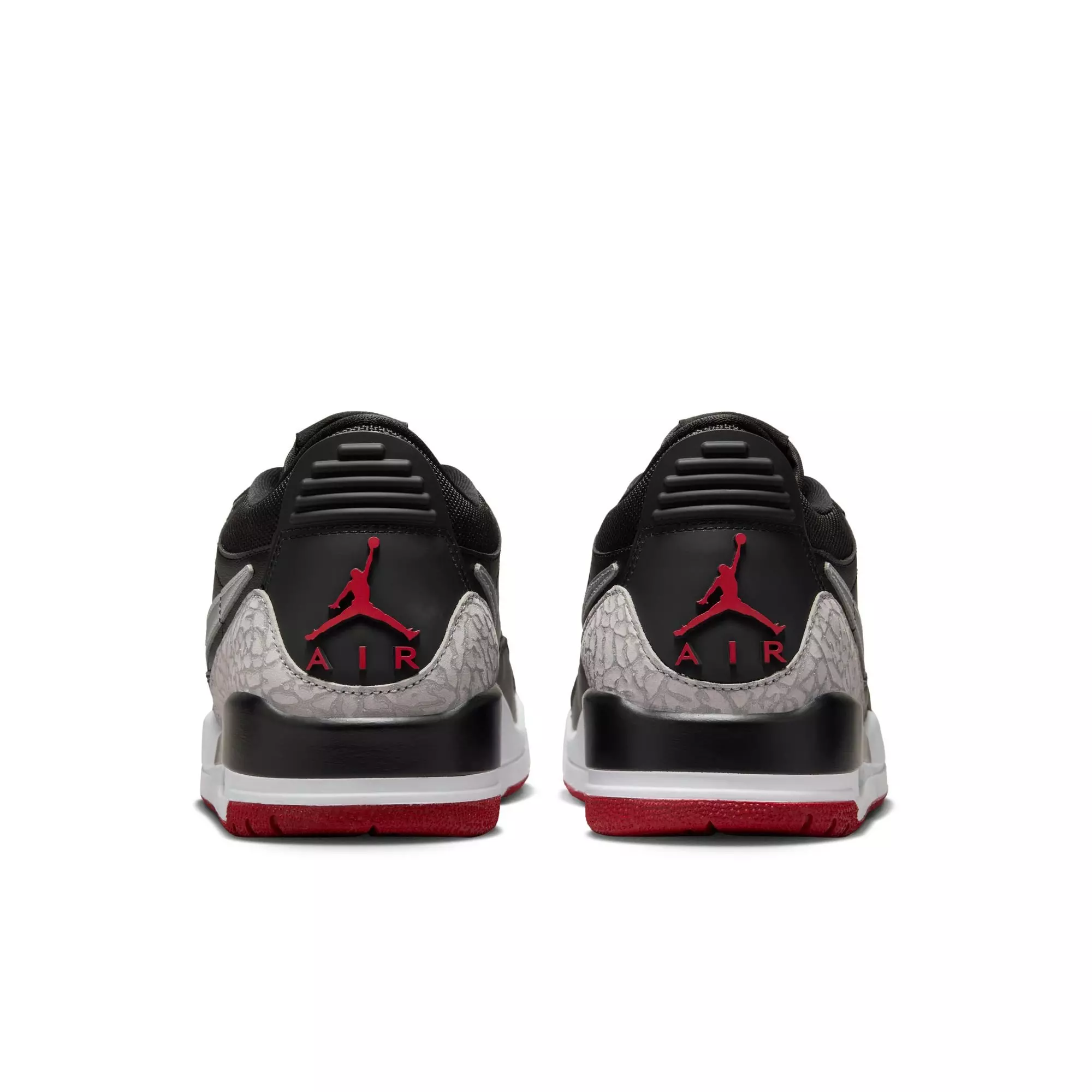 Jordan Legacy 312 Low "Black/Metallic Silver/Gym Red" Women's Shoe - BLACK/RED/SILVER