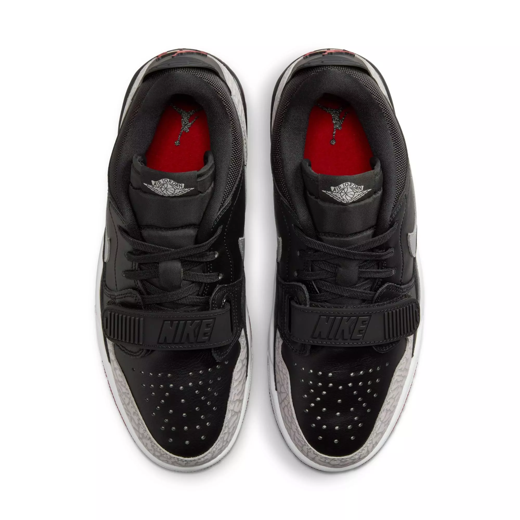 Jordan Legacy 312 Low "Black/Metallic Silver/Gym Red" Women's Shoe - BLACK/RED/SILVER
