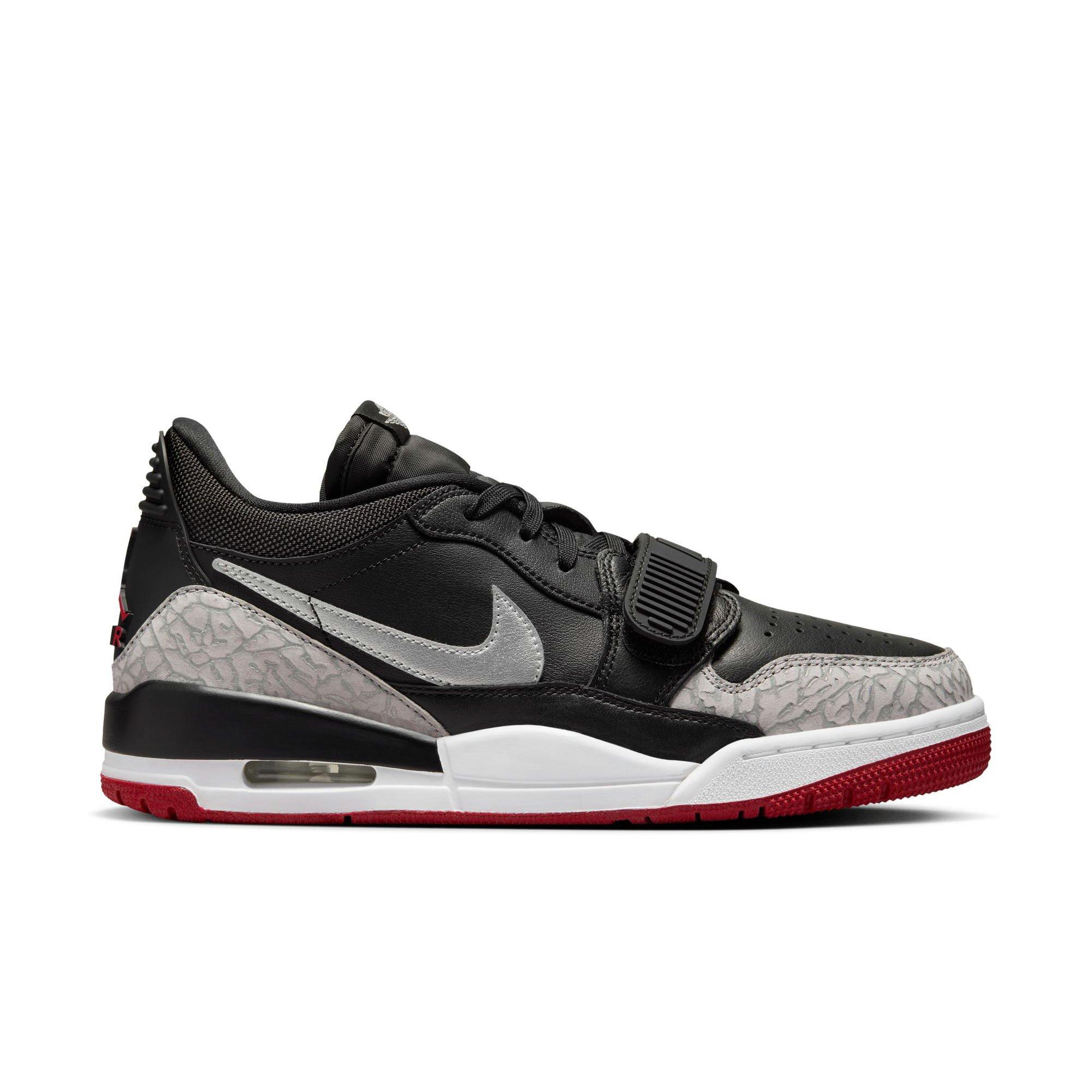 Jordan Legacy 312 Low "Black/Metallic Silver/Gym Red" Women's Shoe - BLACK/RED/SILVER Thumbnail View 1