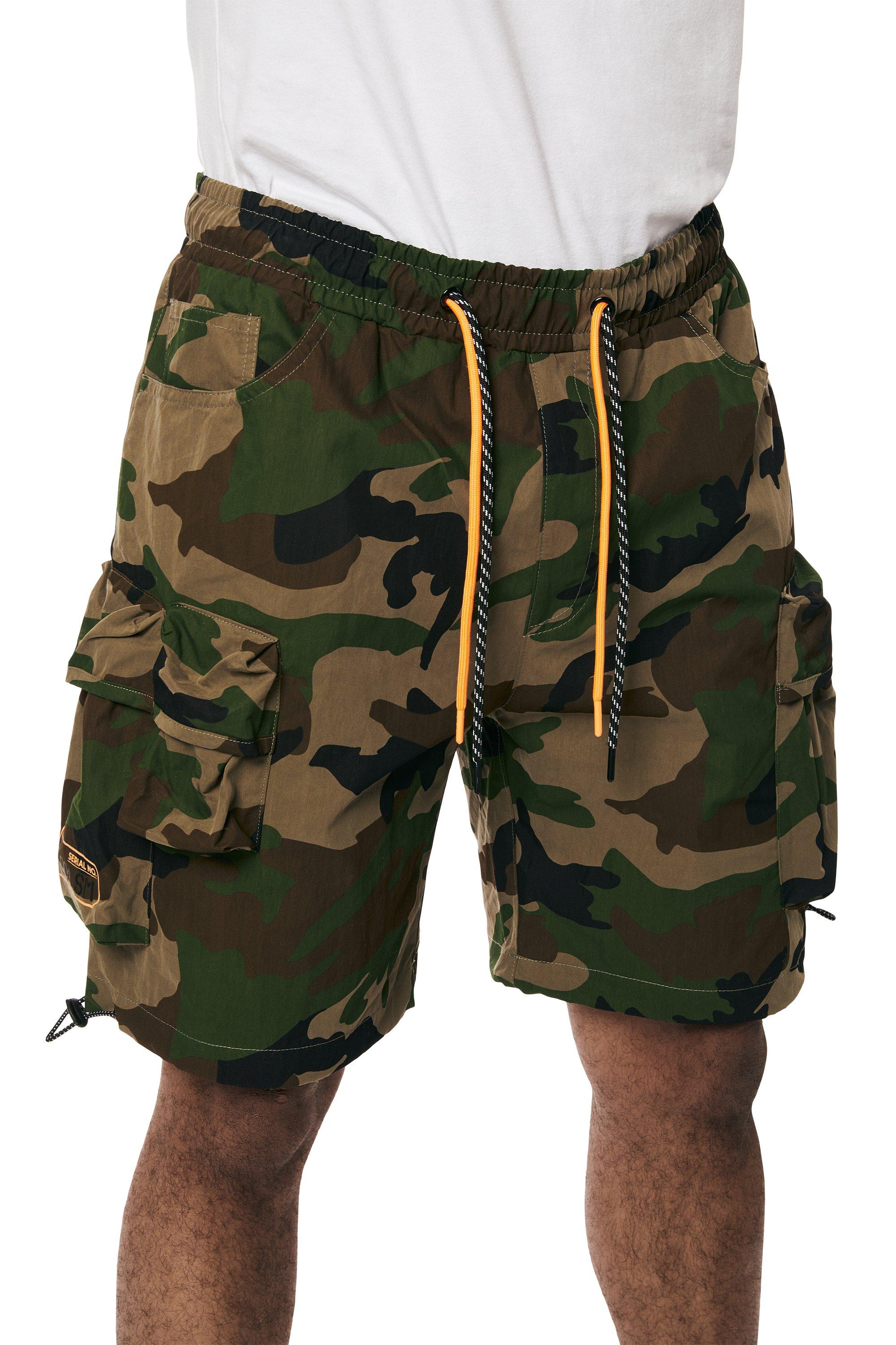 Smoke Rise Men's Nylon Cargo Shorts - Camo - CAMOUFLAGE Thumbnail View 1