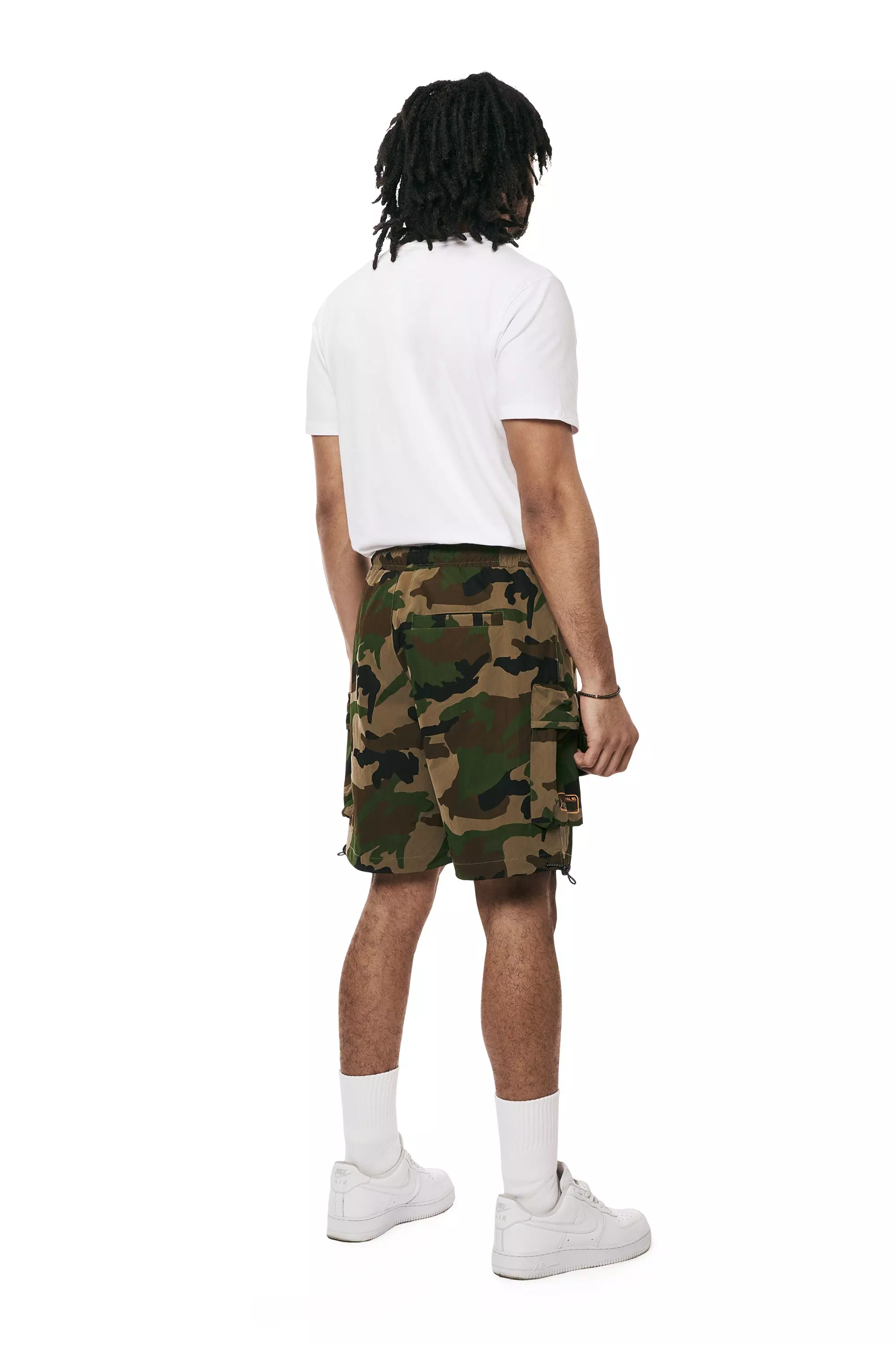 Smoke Rise Men's Nylon Cargo Shorts - Camo - CAMOUFLAGE