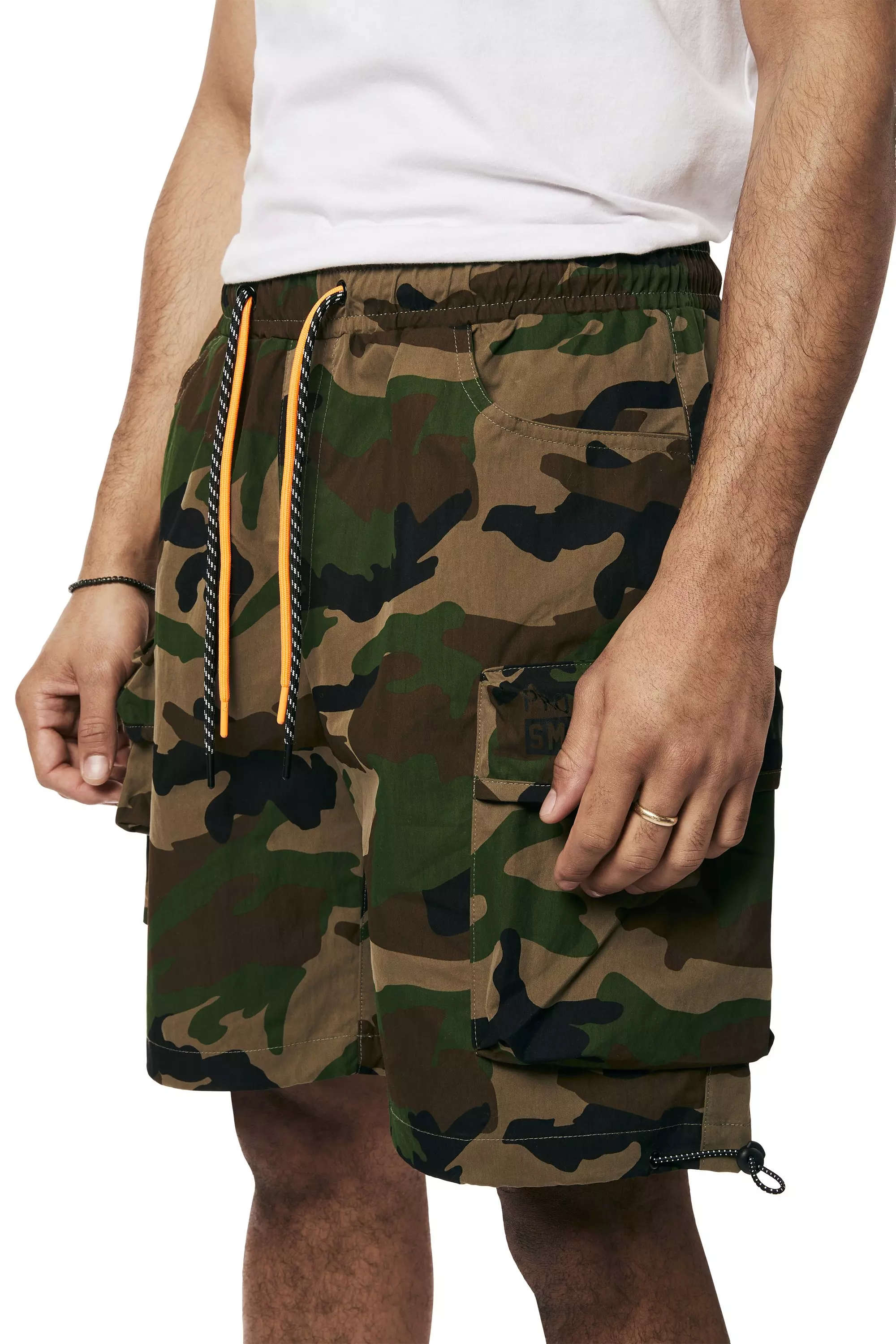 Smoke Rise Men's Nylon Cargo Shorts - Camo - CAMOUFLAGE