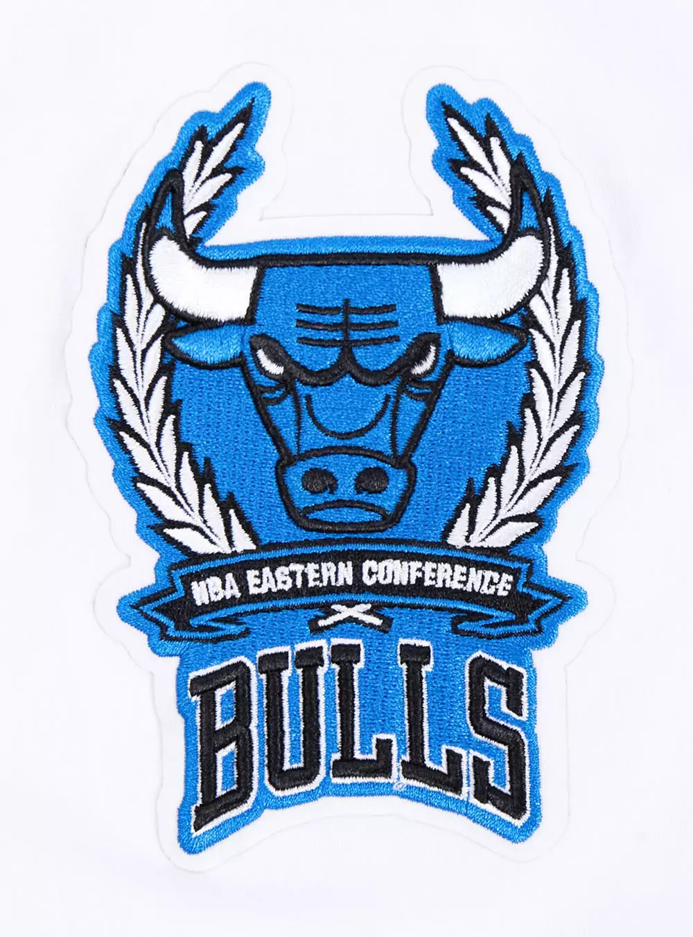 Pro Standard Men's Chicago Bulls Retro 4 Lightning Tee-Industrial Blue - WHITE