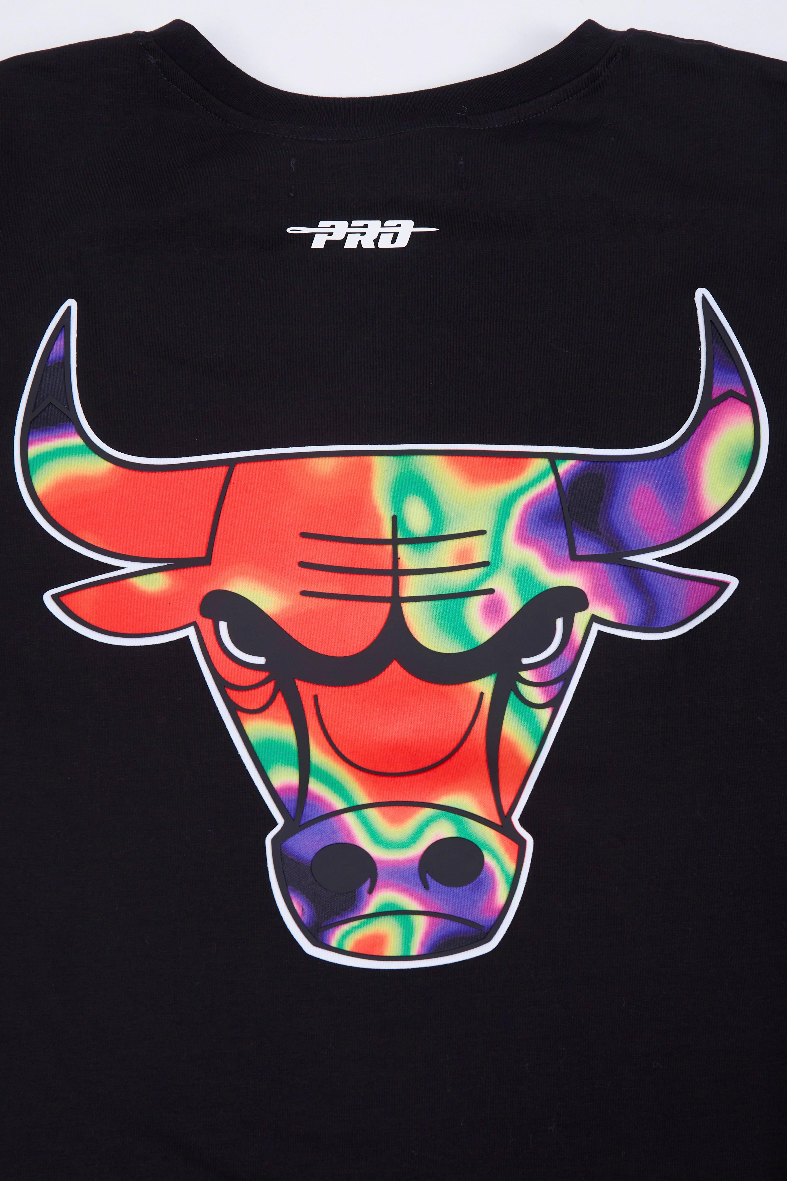 Pro Standard Men's Chicago Bulls Heat Map Top-Black - BLACK Thumbnail View 4