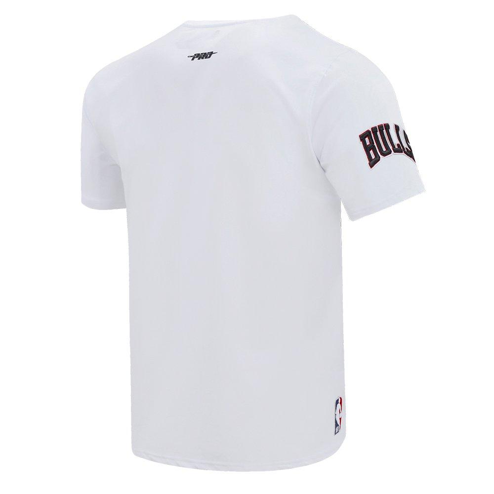 Pro Standard Men's Chicago Bulls Retro 12 Short Sleeve Tee-White - WHITE Thumbnail View 4