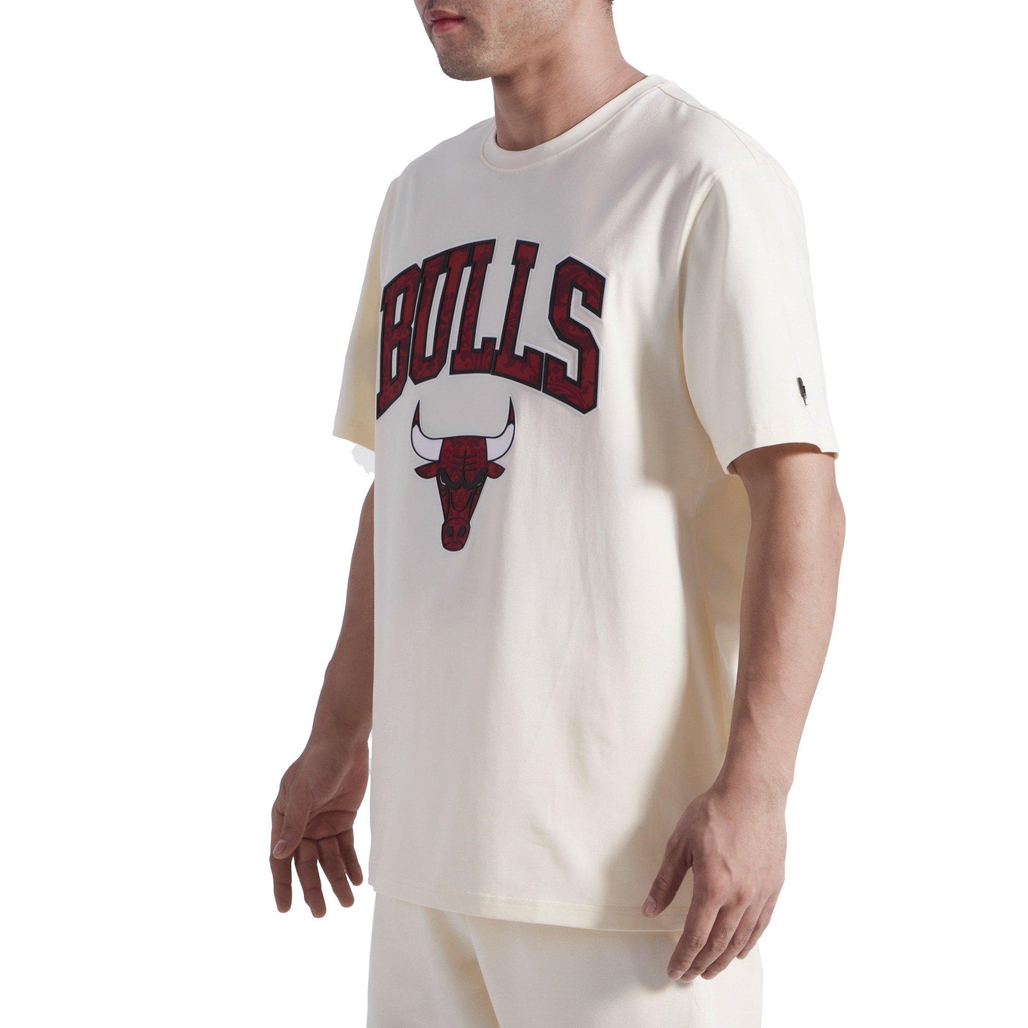 Pro Standard Men's Chicago Bulls Playing Cards Tee-Eggshell - CREAM Thumbnail View 3