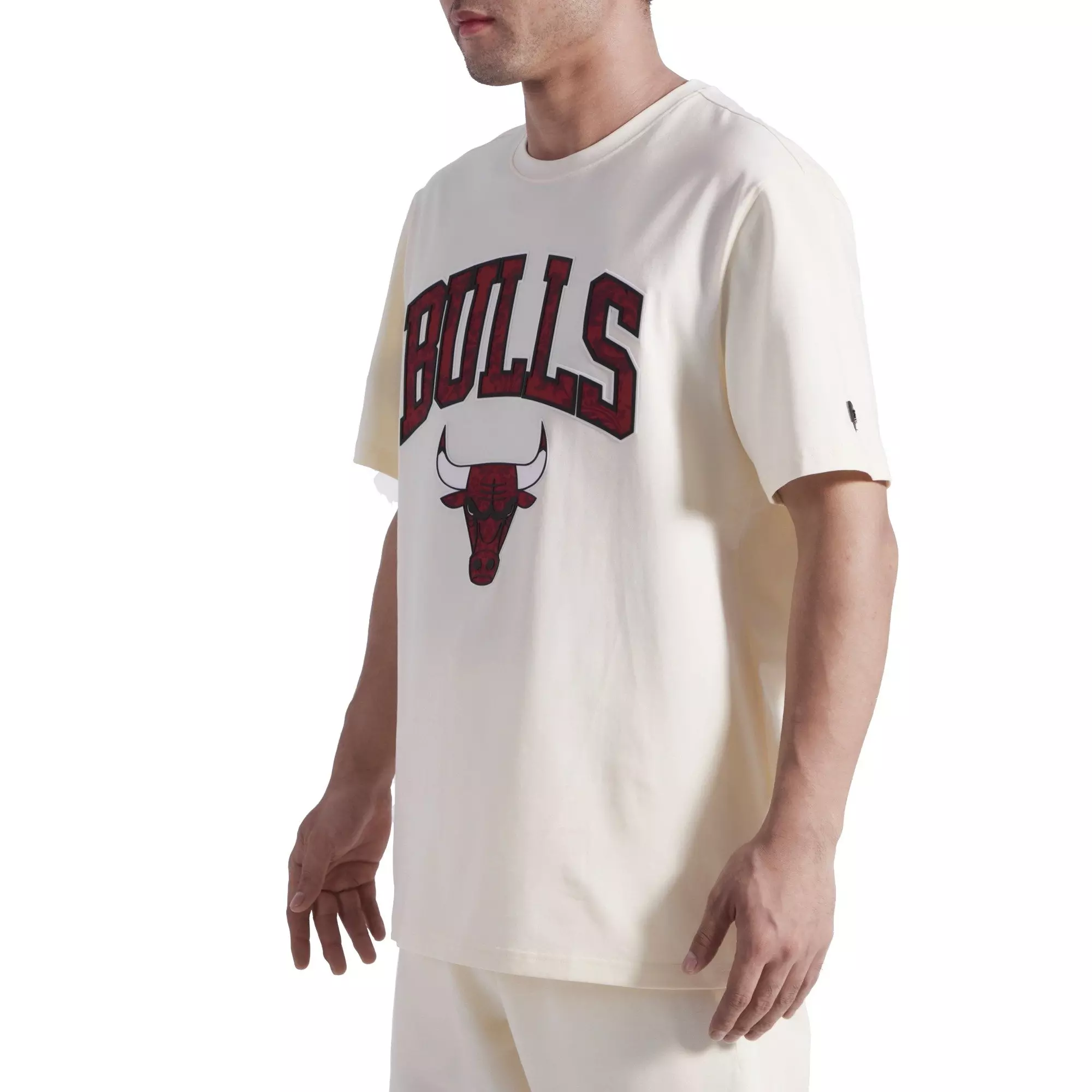 Pro Standard Men's Chicago Bulls Playing Cards Tee-Eggshell - CREAM