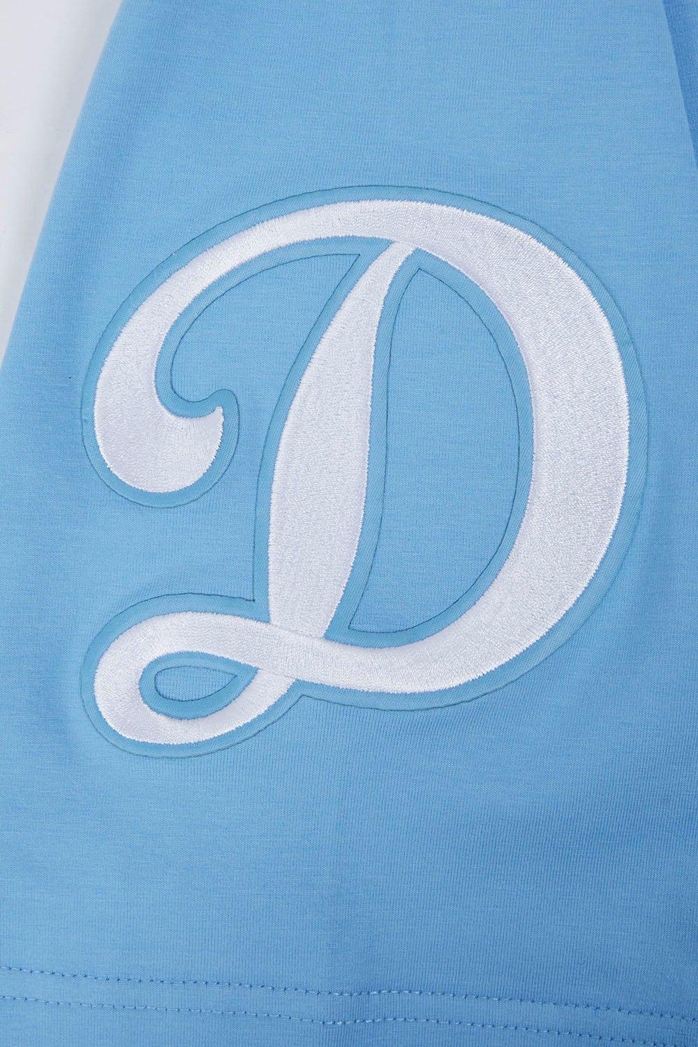 Pro Standard Men's Los Angeles Dodgers Roses Top-Carolina Blue - BLUE Thumbnail View 4