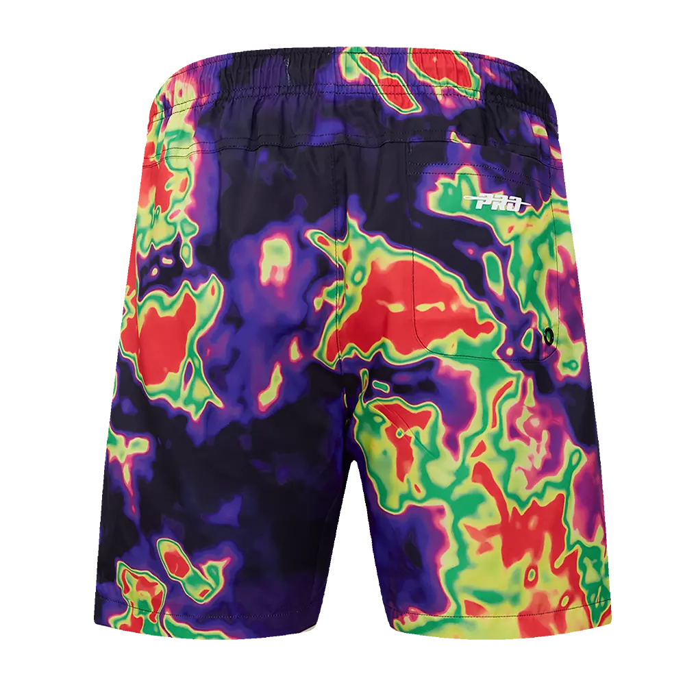 Pro Standard Men's Chicago Bulls Heat Map Shorts-Black - BLACK