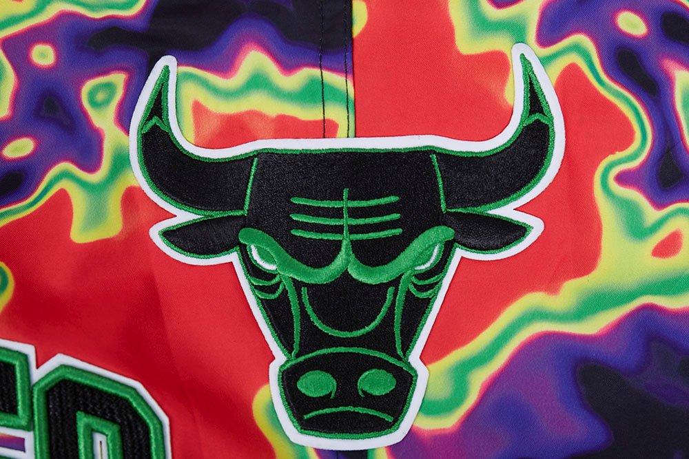 Pro Standard Men's Chicago Bulls Heat Map Shorts-Black - BLACK Thumbnail View 3