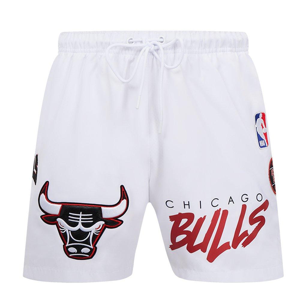 Pro Standard Men's Chicago Bulls Retro 12 Shorts-White - WHITE Thumbnail View 1