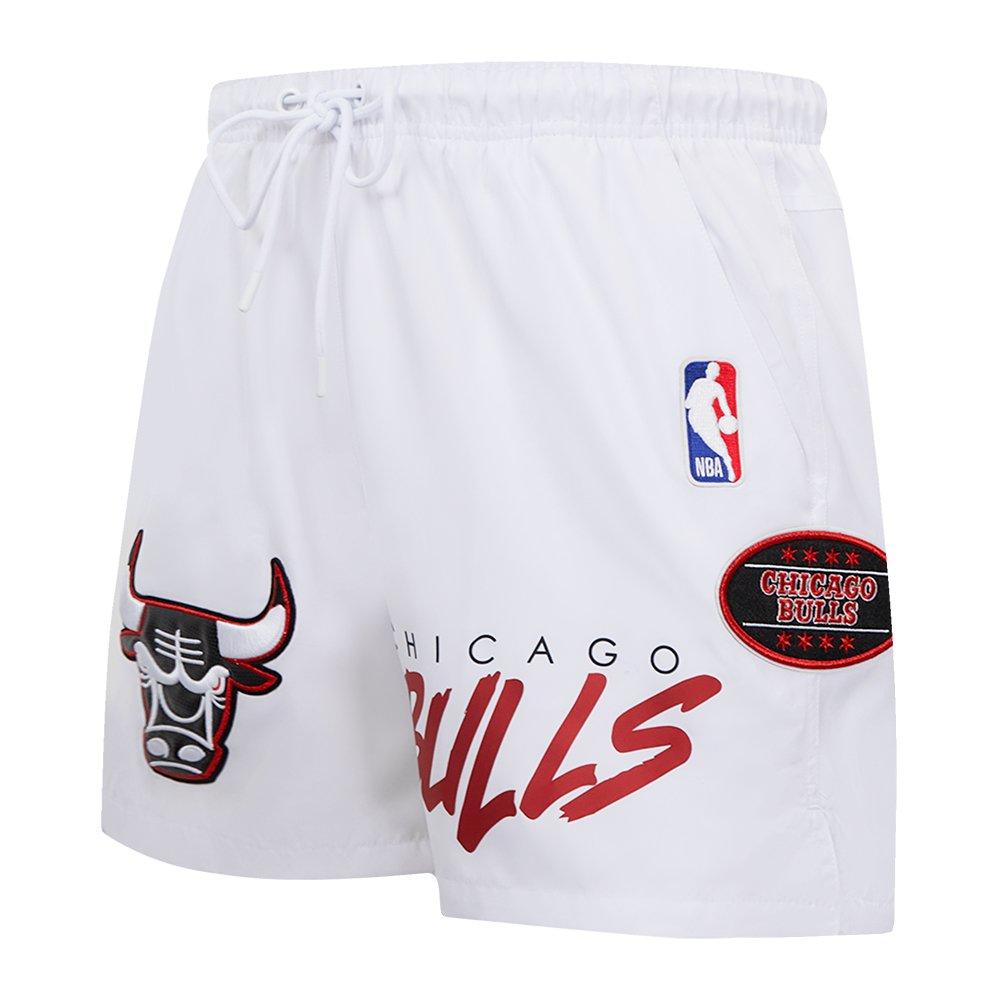 Pro Standard Men's Chicago Bulls Retro 12 Shorts-White - WHITE Thumbnail View 3