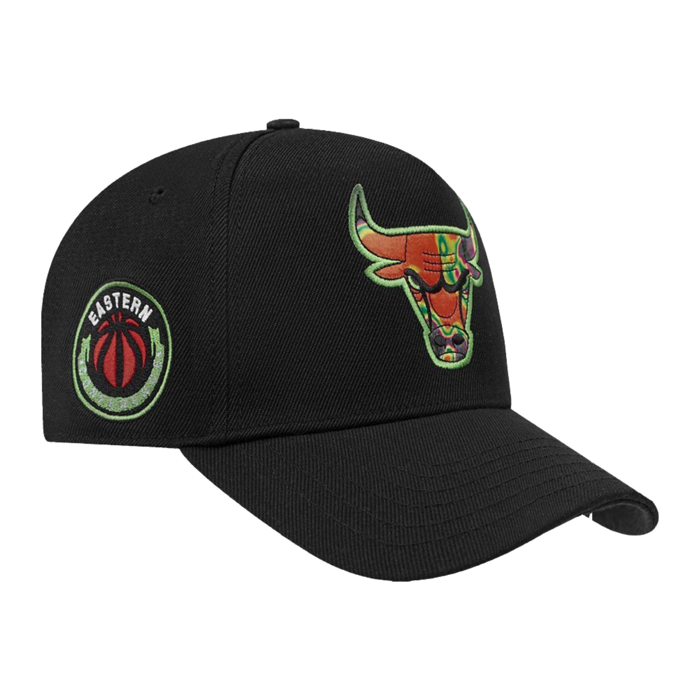 Pro Standard Chicago Bulls Heat Map Snapback-Black