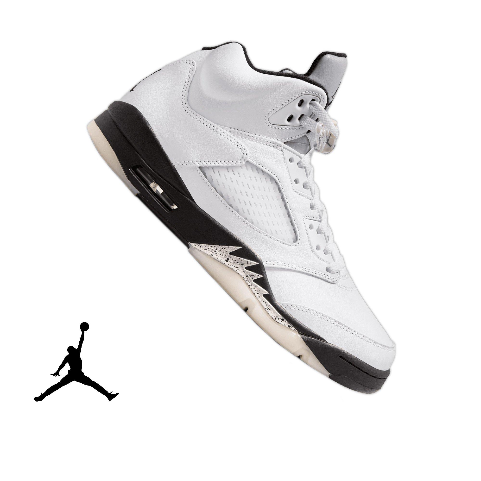 Jordan 5 Retro White and Black Men s Shoe Hibbett