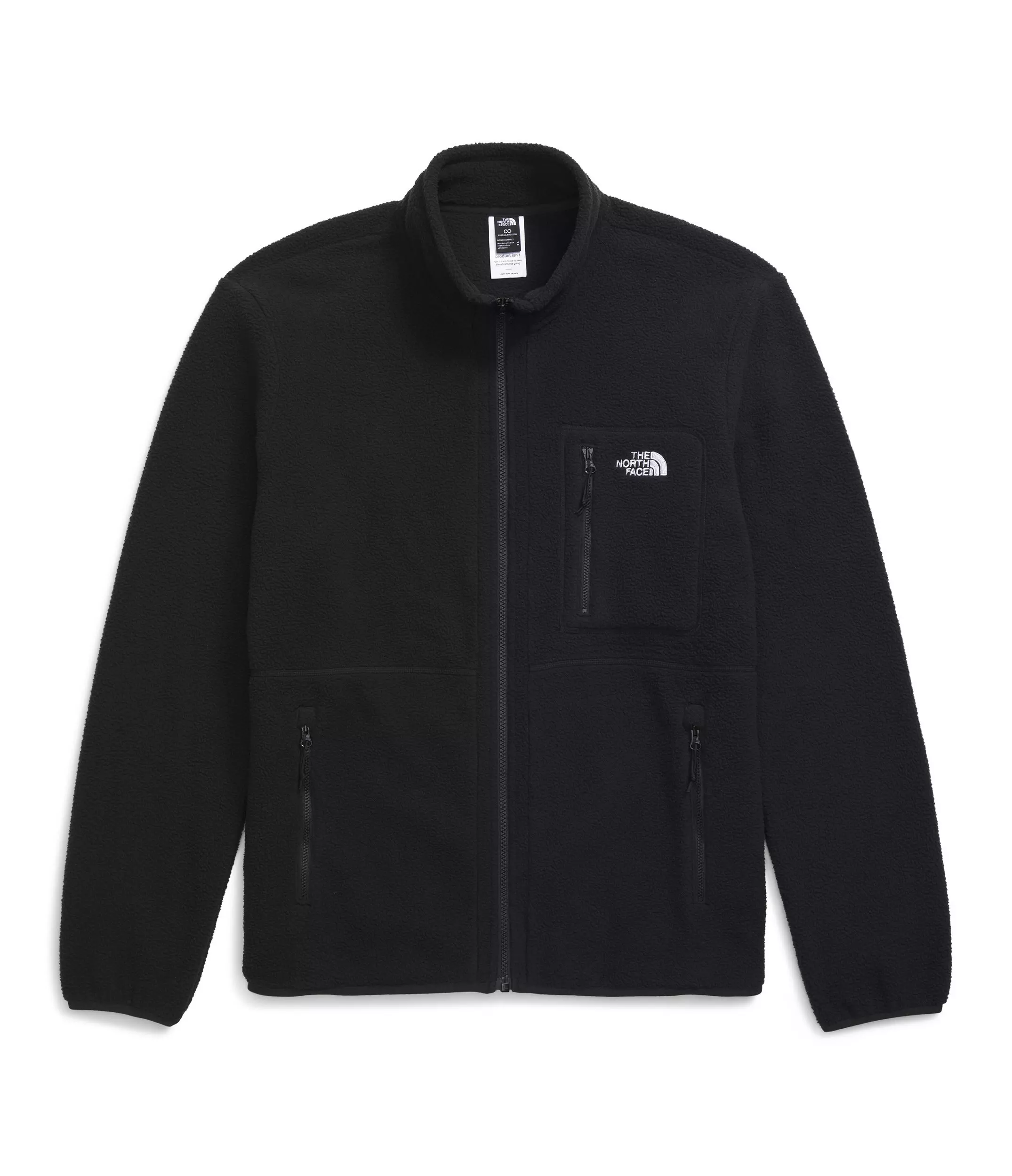 The North Face Men's Yumiori Fleece Full-Zip Jacket - BLACK