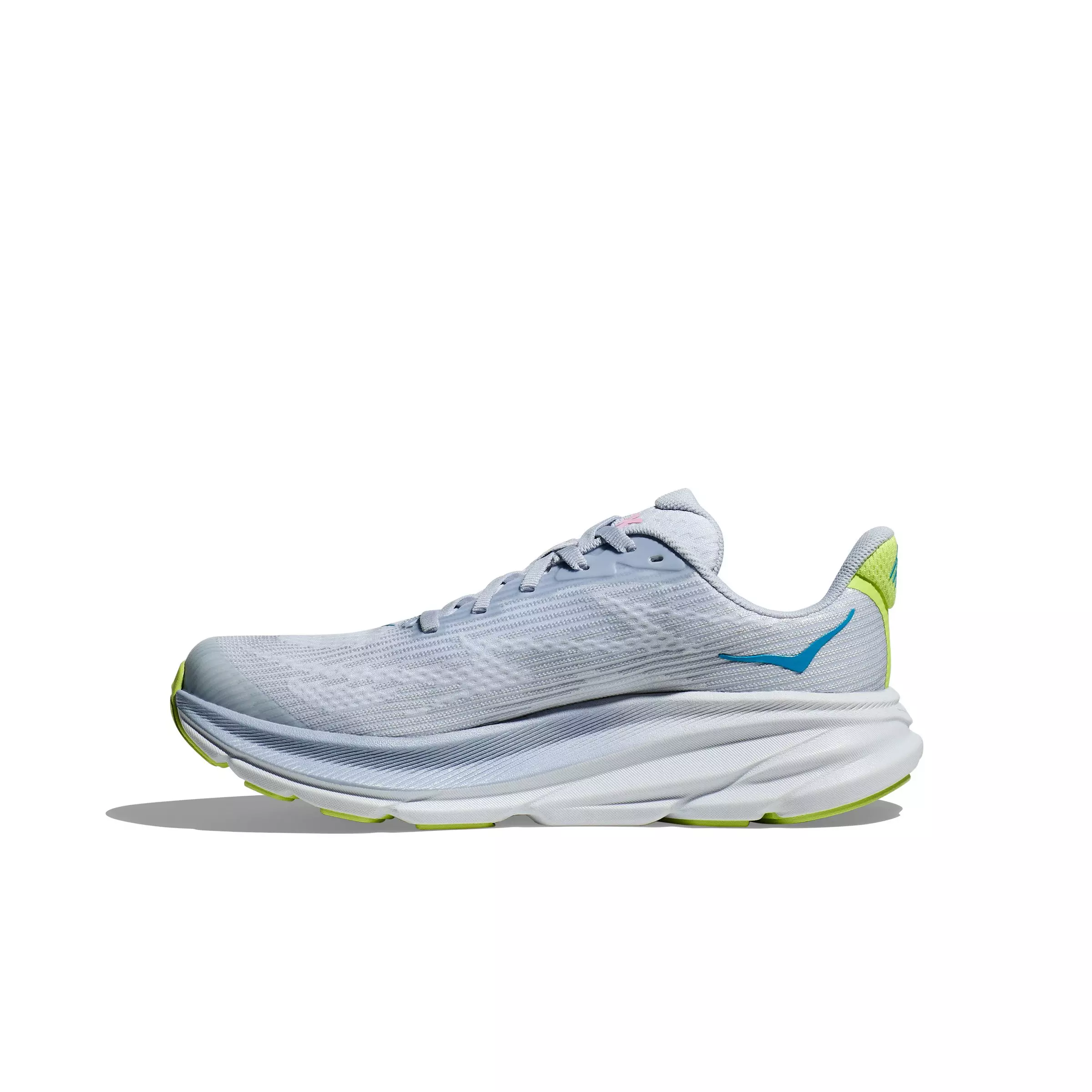 Hoka Clifton 9 "Gull/Sea Ice" Grade School Girls' Running Shoe