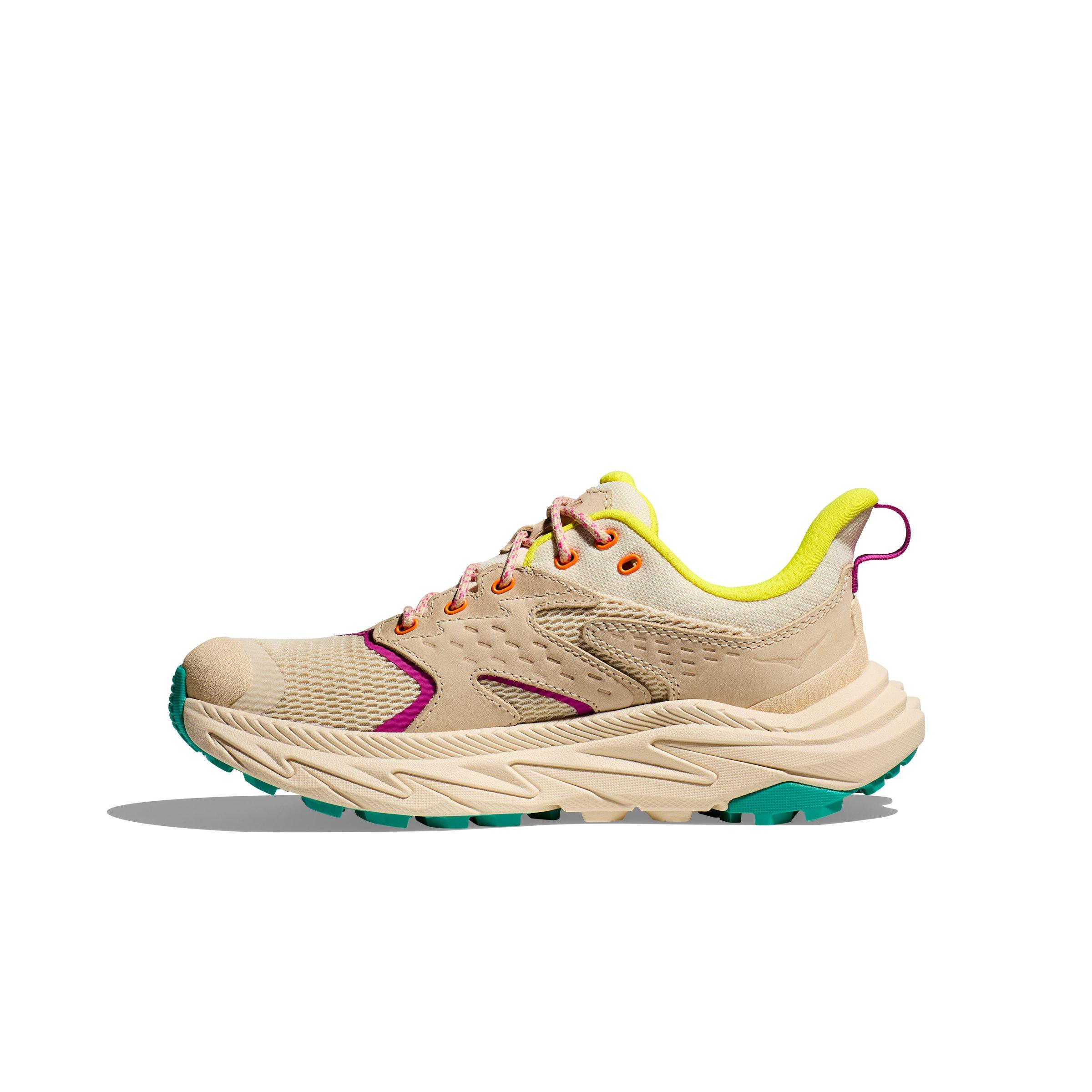 Hoka Anacapa 2 Low Grade School Girls' "Vanilla/Aqua" Hiking Shoe