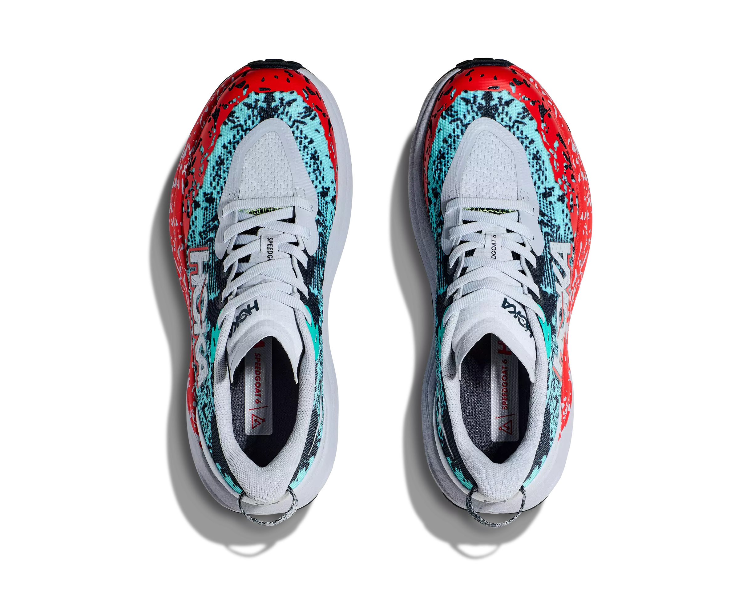 Hoka Speedgoat 6 "Grey/Navy" Grade School Kids' Trail Running Shoe - GREY/NAVY