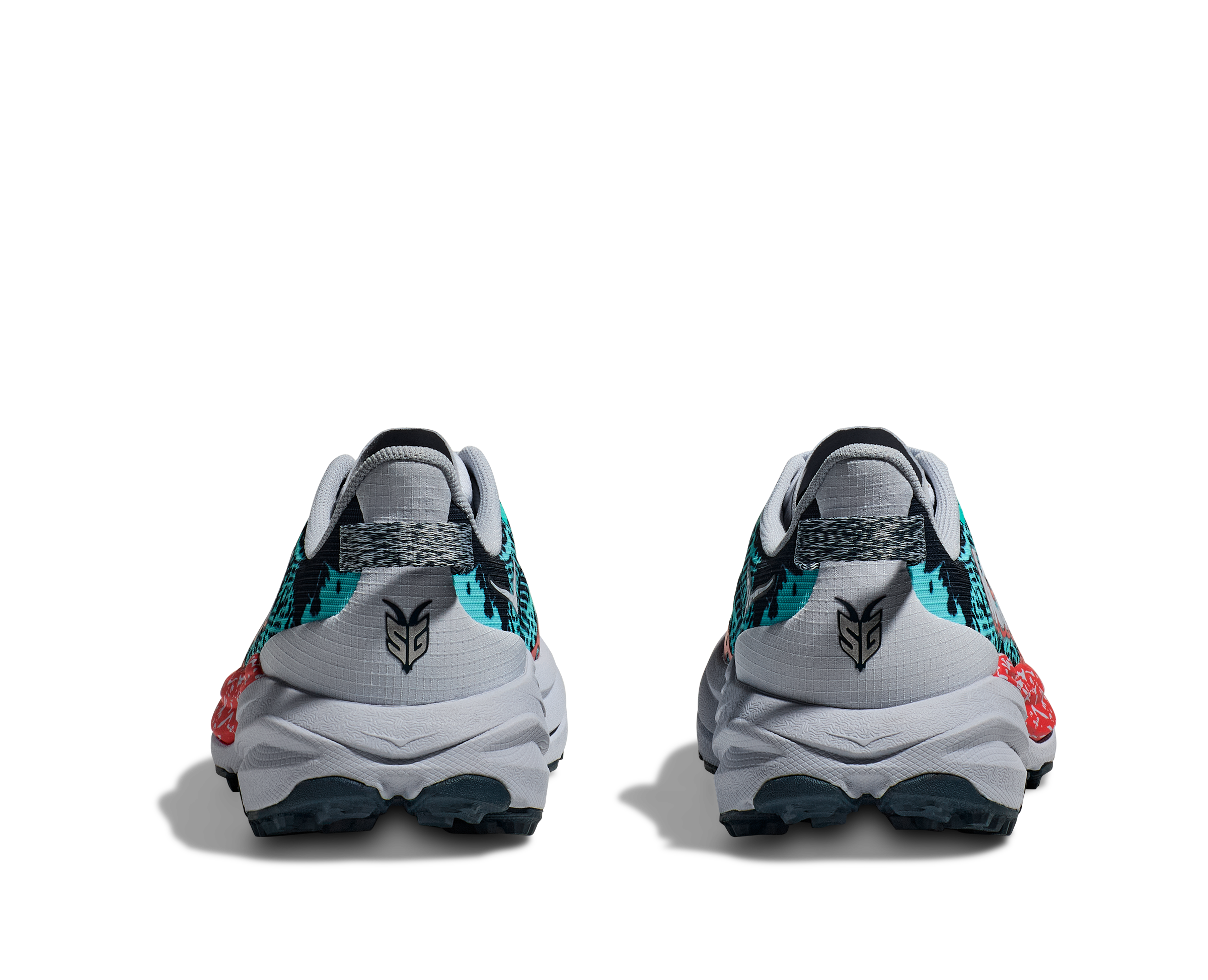 Hoka Speedgoat 6 Grade School Kids' "Grey/Navy" Trail Running Shoe