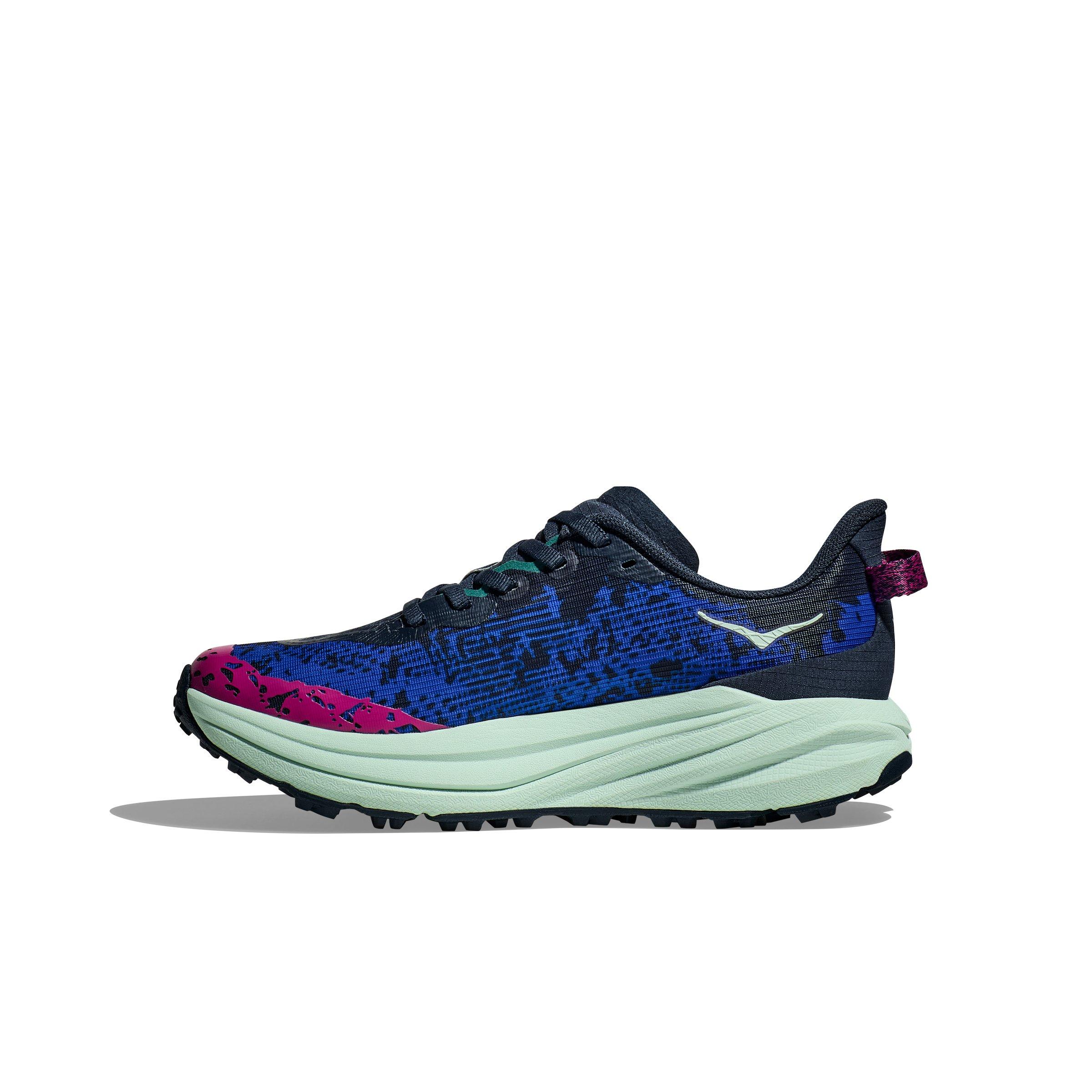 Hoka Speedgoat 6 Grade School Girls' "Navy/Aqua" Trail Running Shoe
