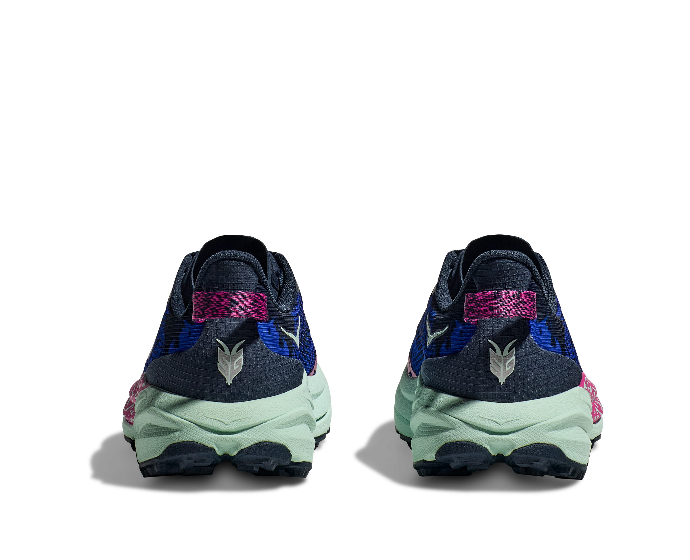 Hoka Speedgoat 6 Grade School Girls' "Navy/Aqua" Trail Running Shoe