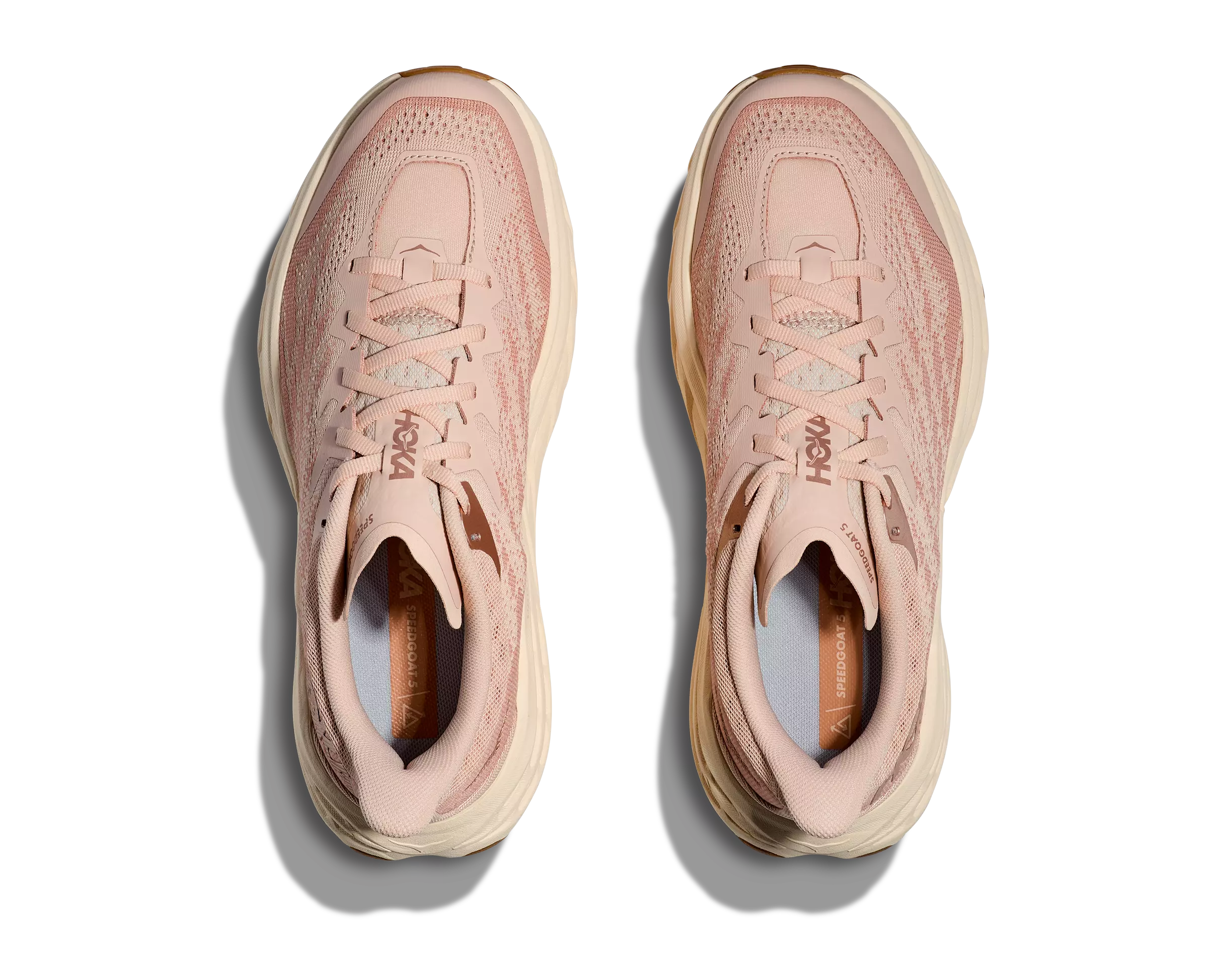 Hoka Speedgoat 5 "Cream/Sandstone" Women's Trail Running Shoe - CREAM