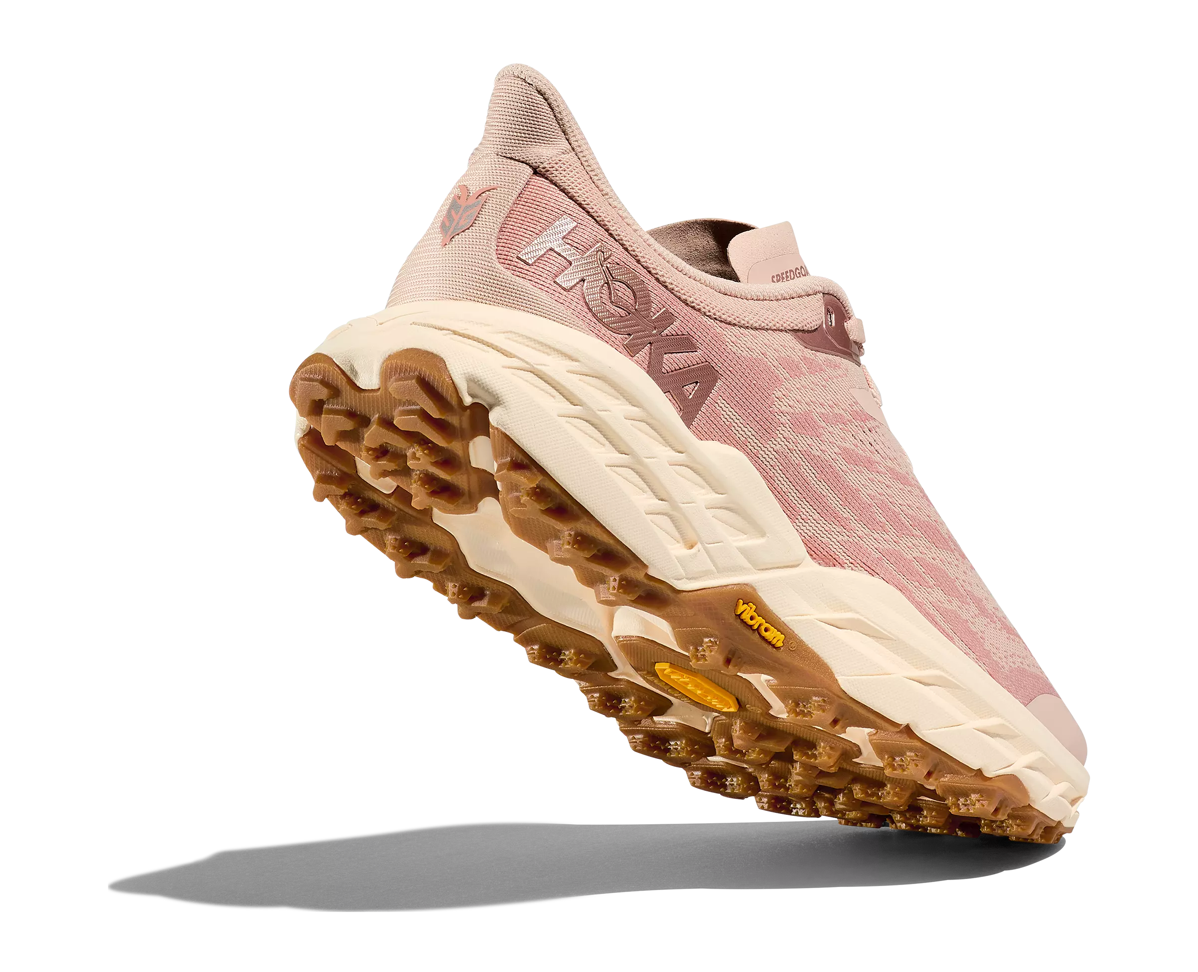 Hoka Speedgoat 5 "Cream/Sandstone" Women's Trail Running Shoe - CREAM