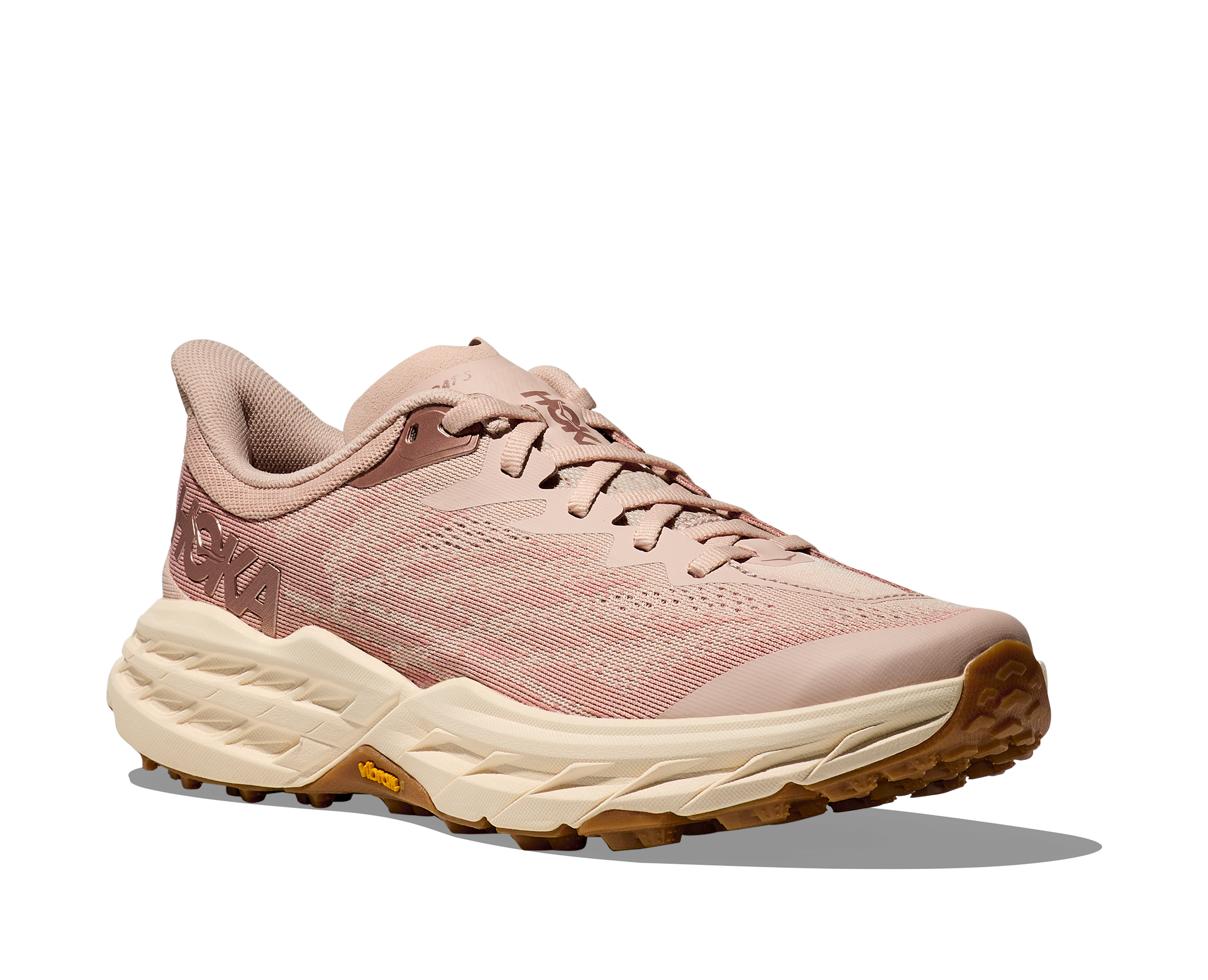 Hoka Speedgoat 5 "Cream/Sandstone" Women's Trail Running Shoe - CREAM Thumbnail View 7