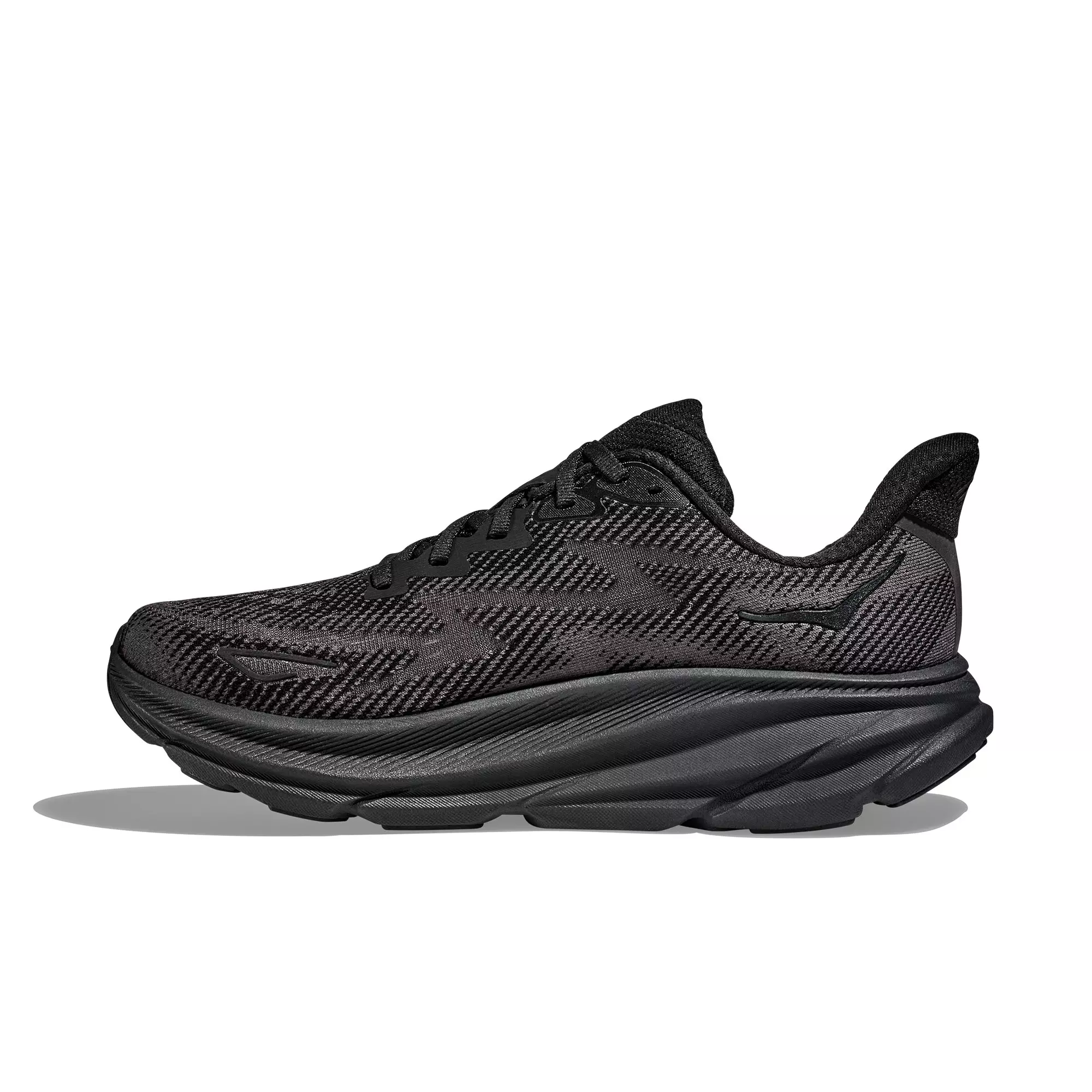 Hoka Clifton 9 "Black/Black" Women's Running Shoe - BLACK