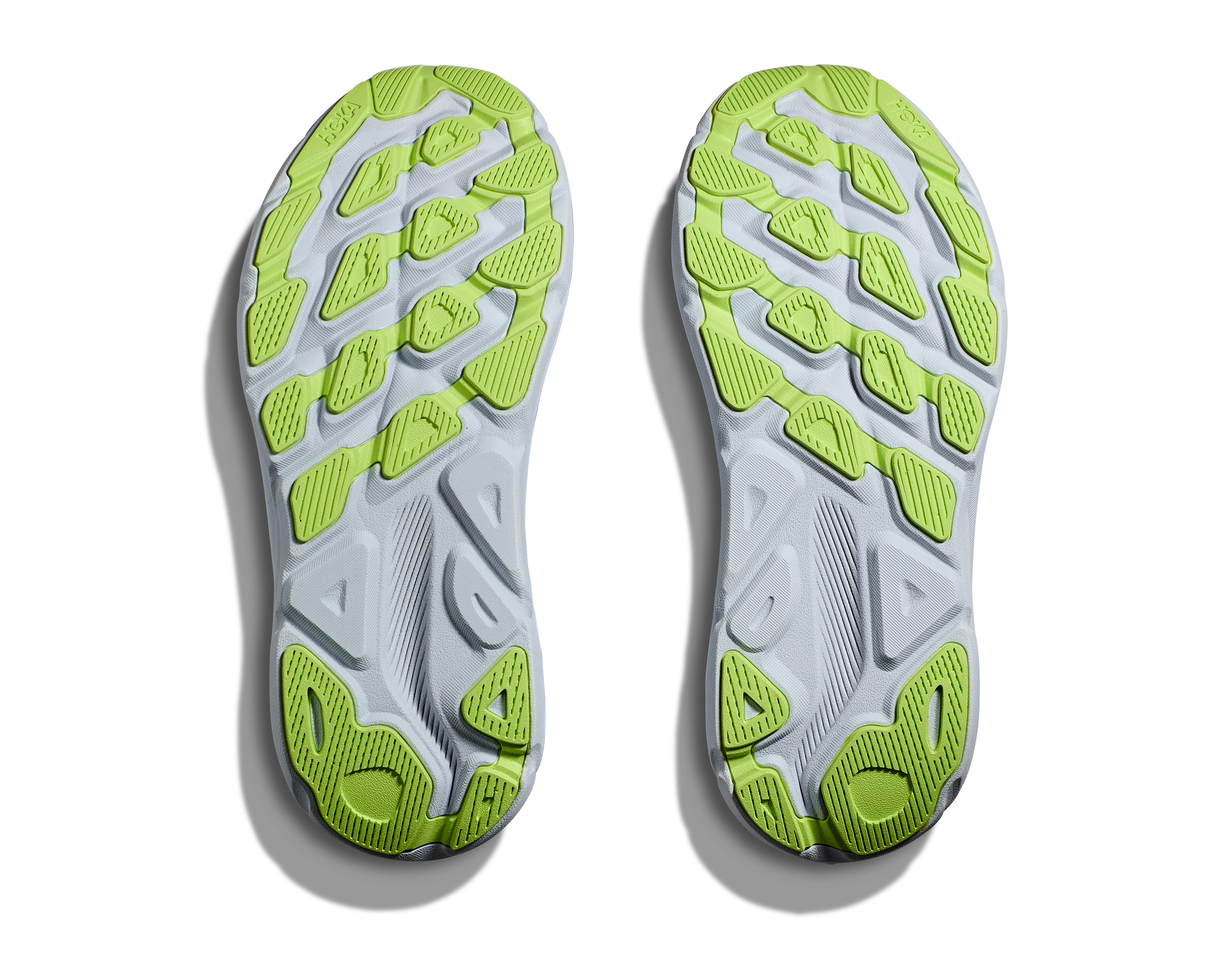 Hoka Clifton 9 "Gull/Sea Ice" Women's Running Shoe - BLUE/PINK Thumbnail View 7