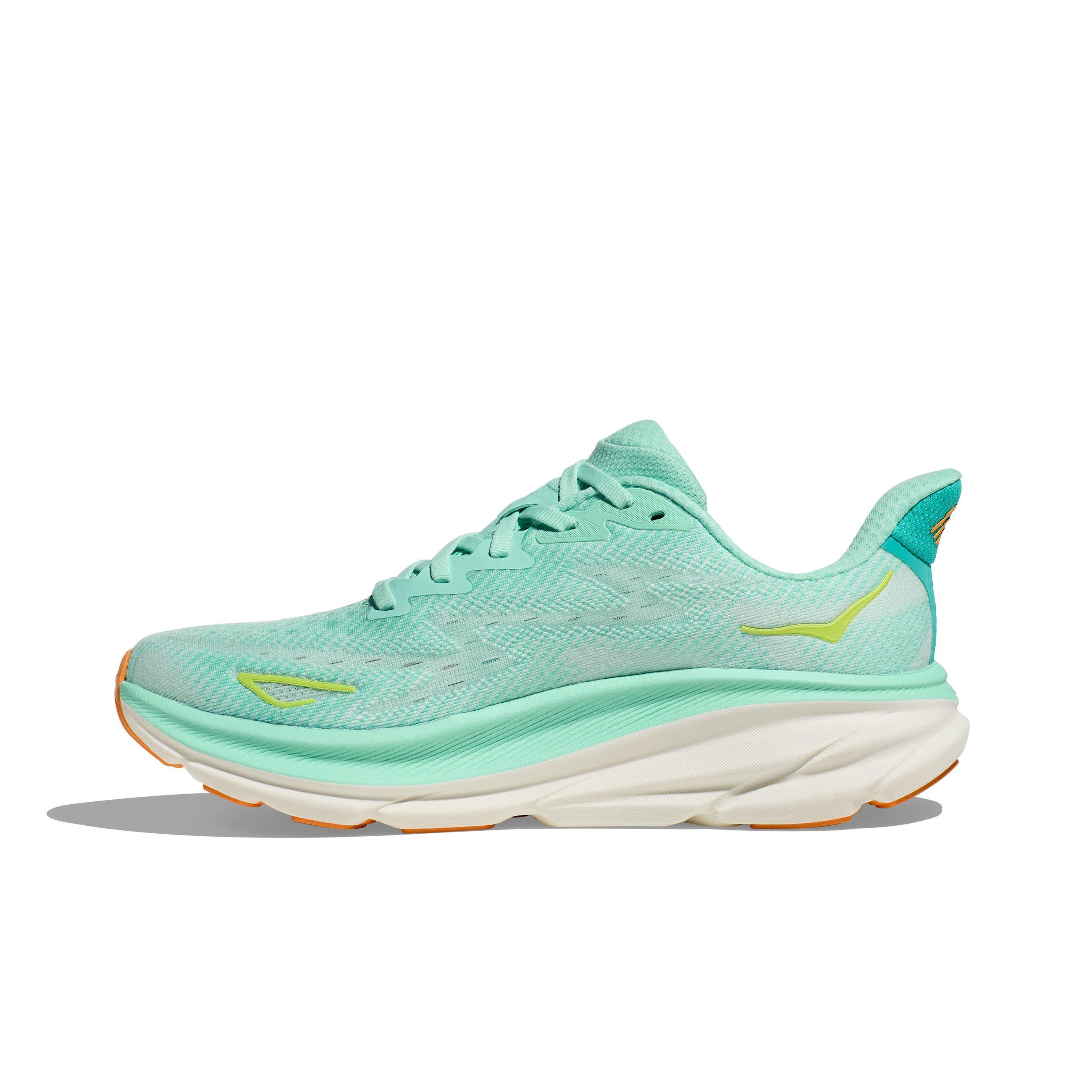 Hoka Clifton 9 "Seafoam/Aqua" Women's Running Shoe - SEAFOAM Thumbnail View 2