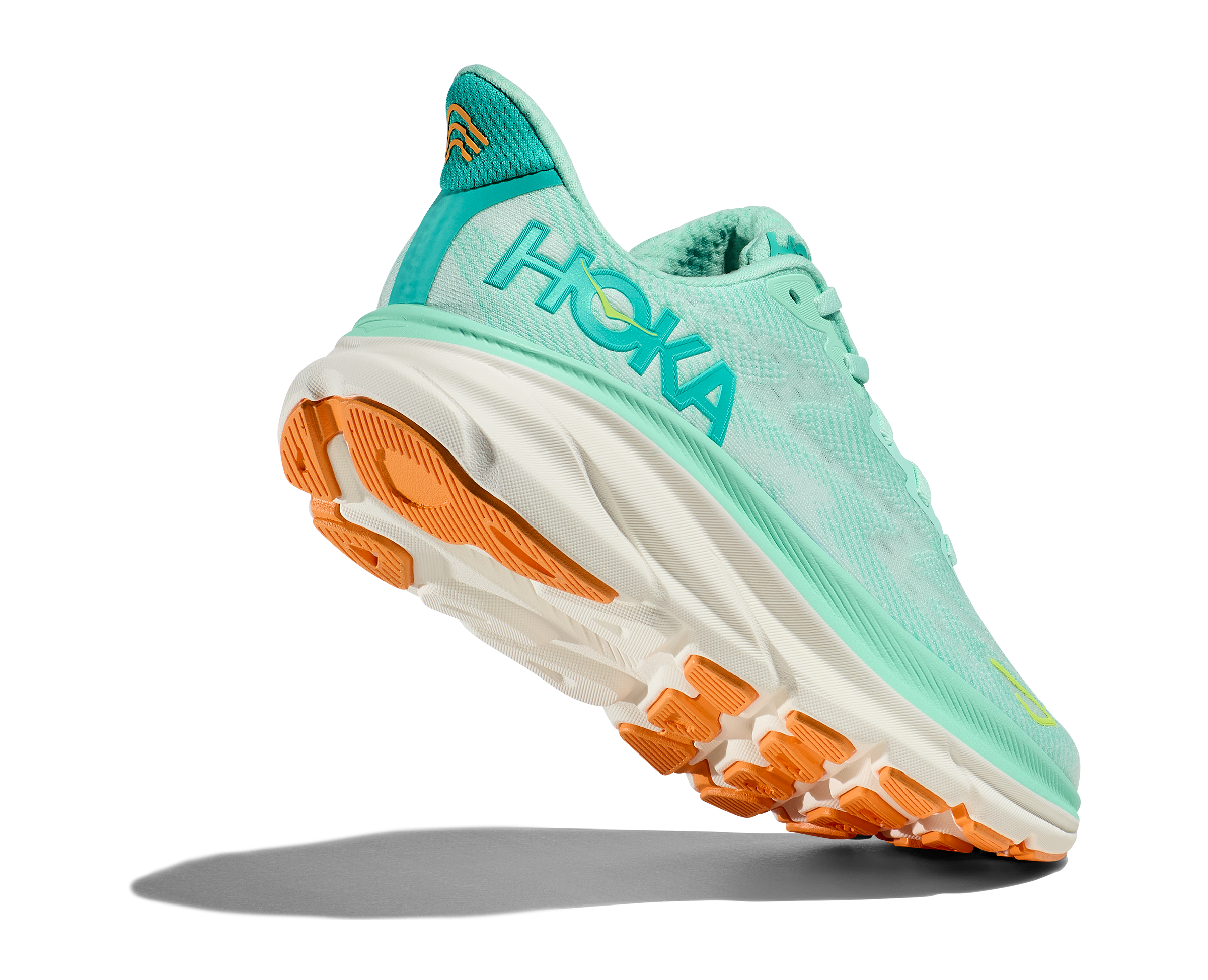 Hoka Clifton 9 "Seafoam/Aqua" Women's Running Shoe - SEAFOAM Thumbnail View 5